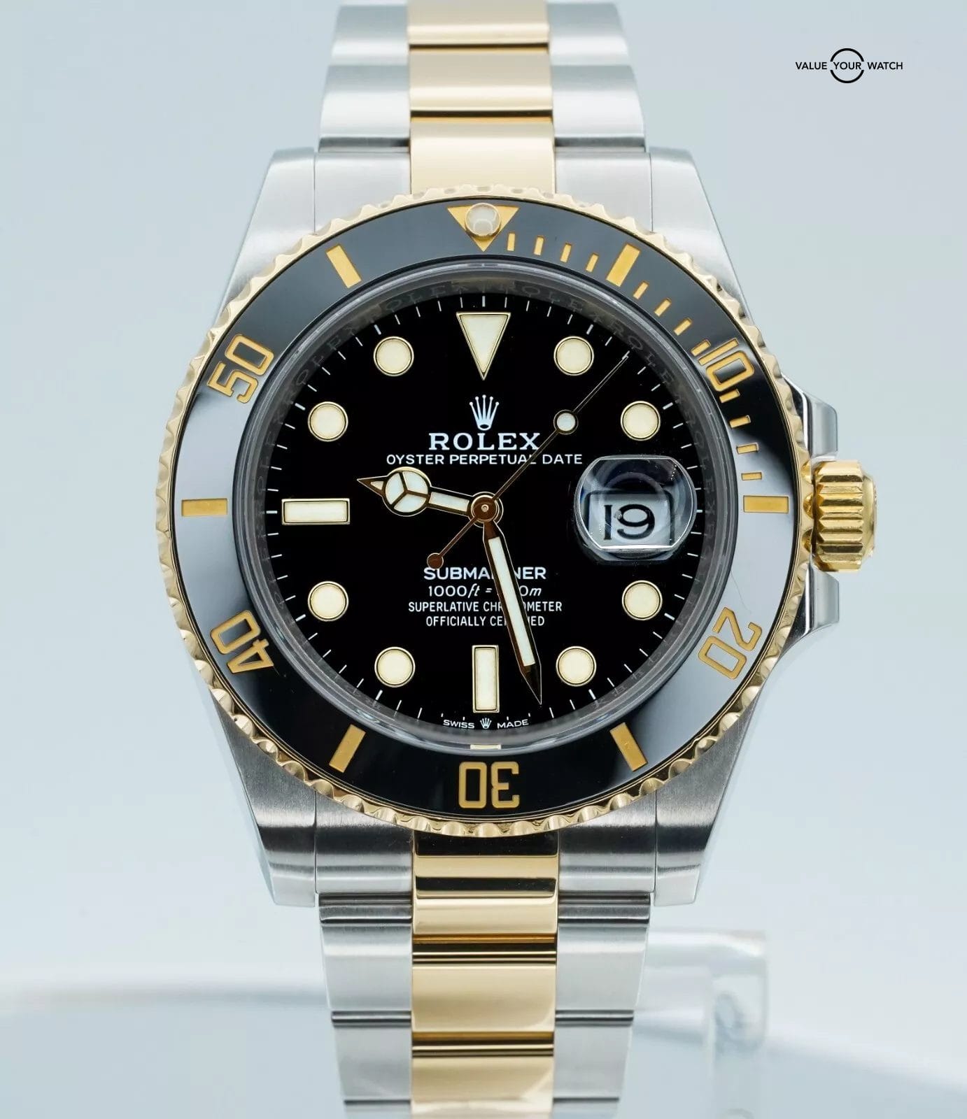 Rolex Submariner Date 41mm Black Dial 126613LN 18K Yellow Gold and SS