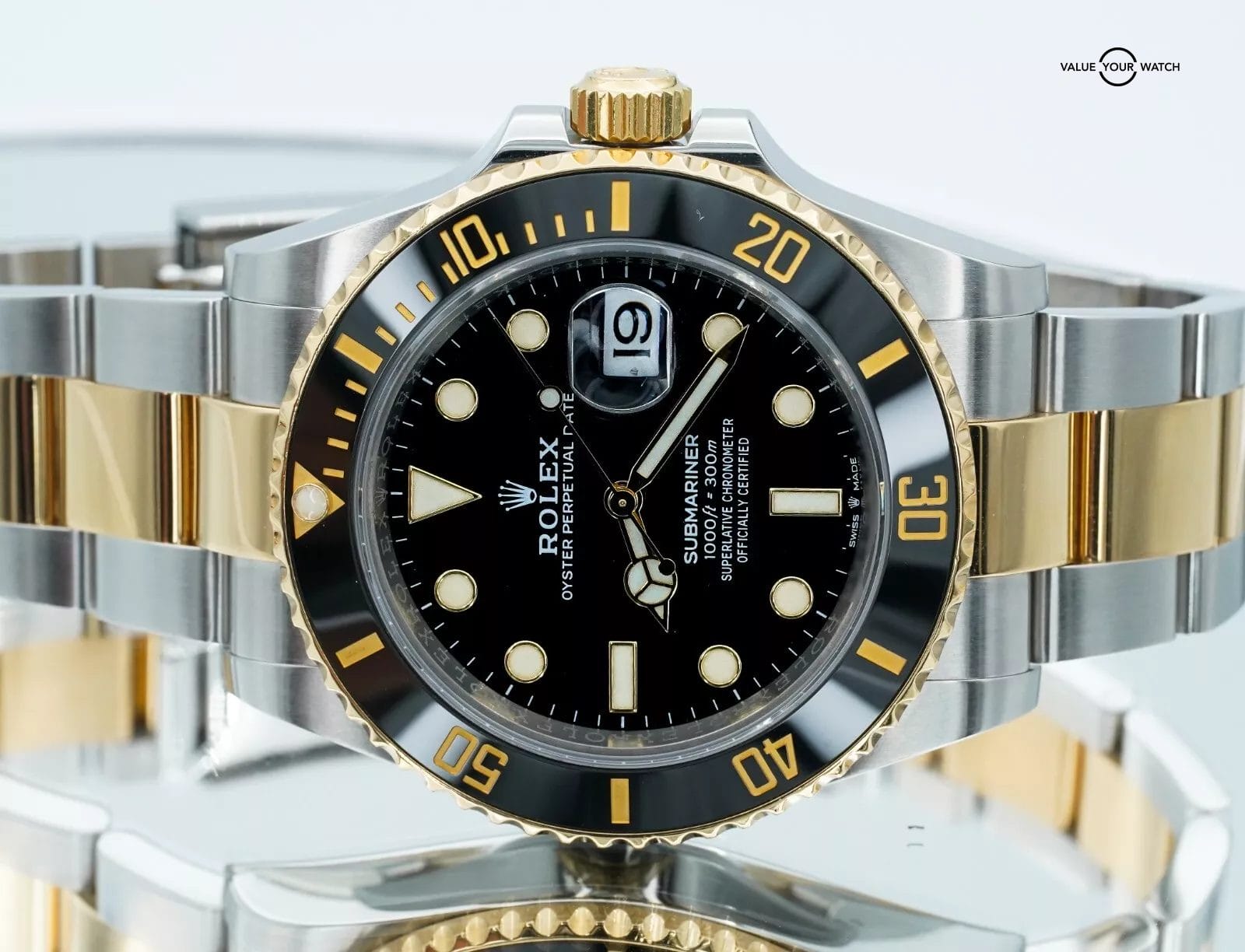 Rolex Submariner Date 41mm Black Dial 126613LN 18K Yellow Gold and SS - Image 14