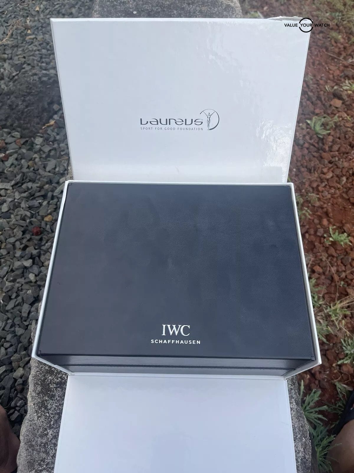 IWC Mark XVIII Laureus Sport Ltd. Ed. Blue Dial Black Ceramic Watch Box & Papers - Image 4