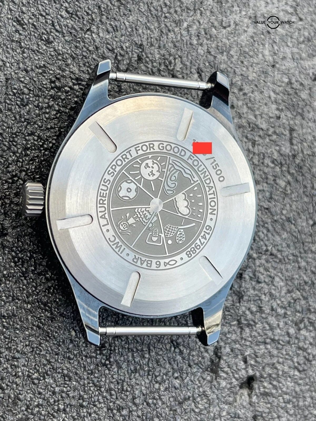 IWC Mark XVIII Laureus Sport Ltd. Ed. Blue Dial Black Ceramic Watch Box & Papers - Image 6