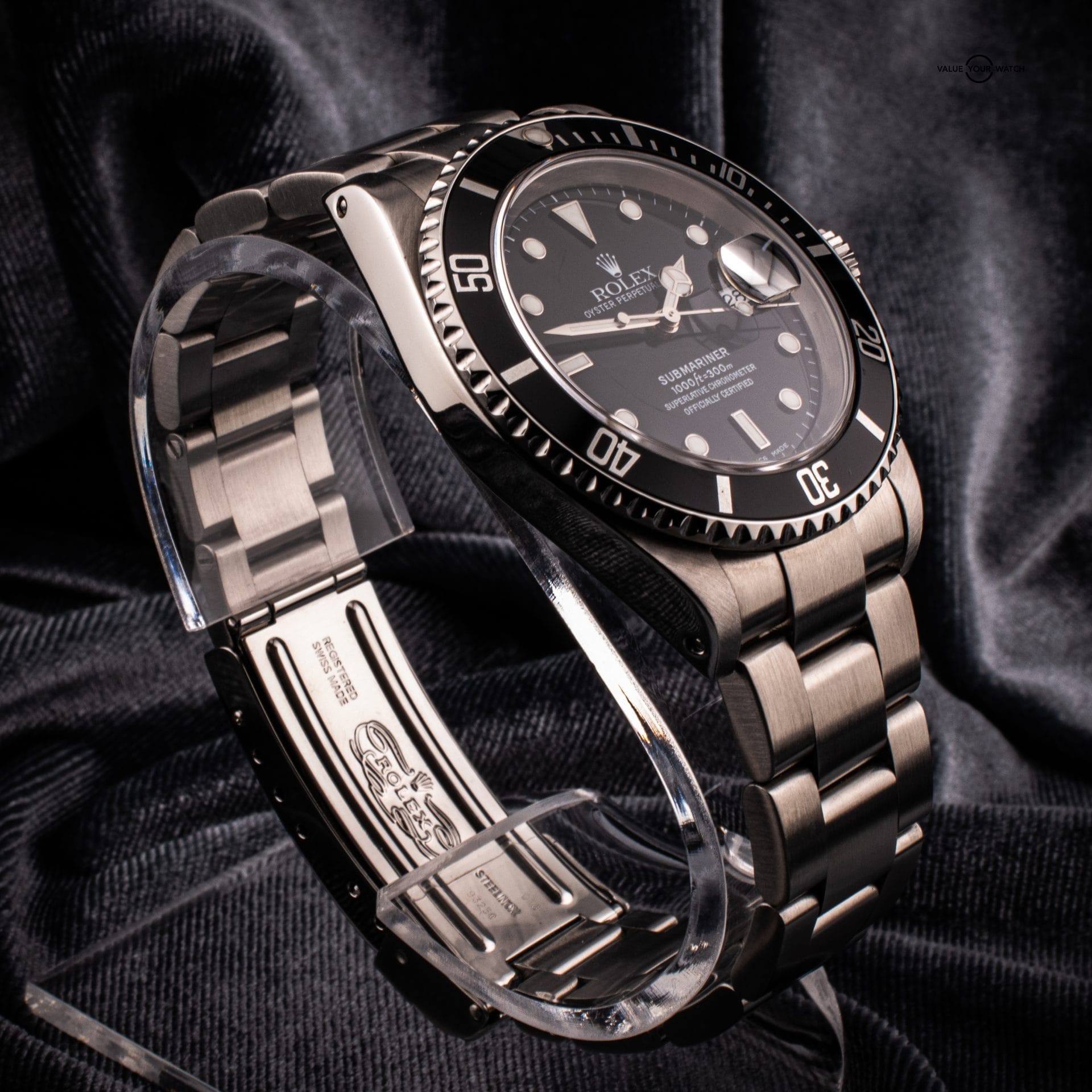 2002 Rolex Submariner Date Men’s Watch, Ref. 16610 with Box - Image 3