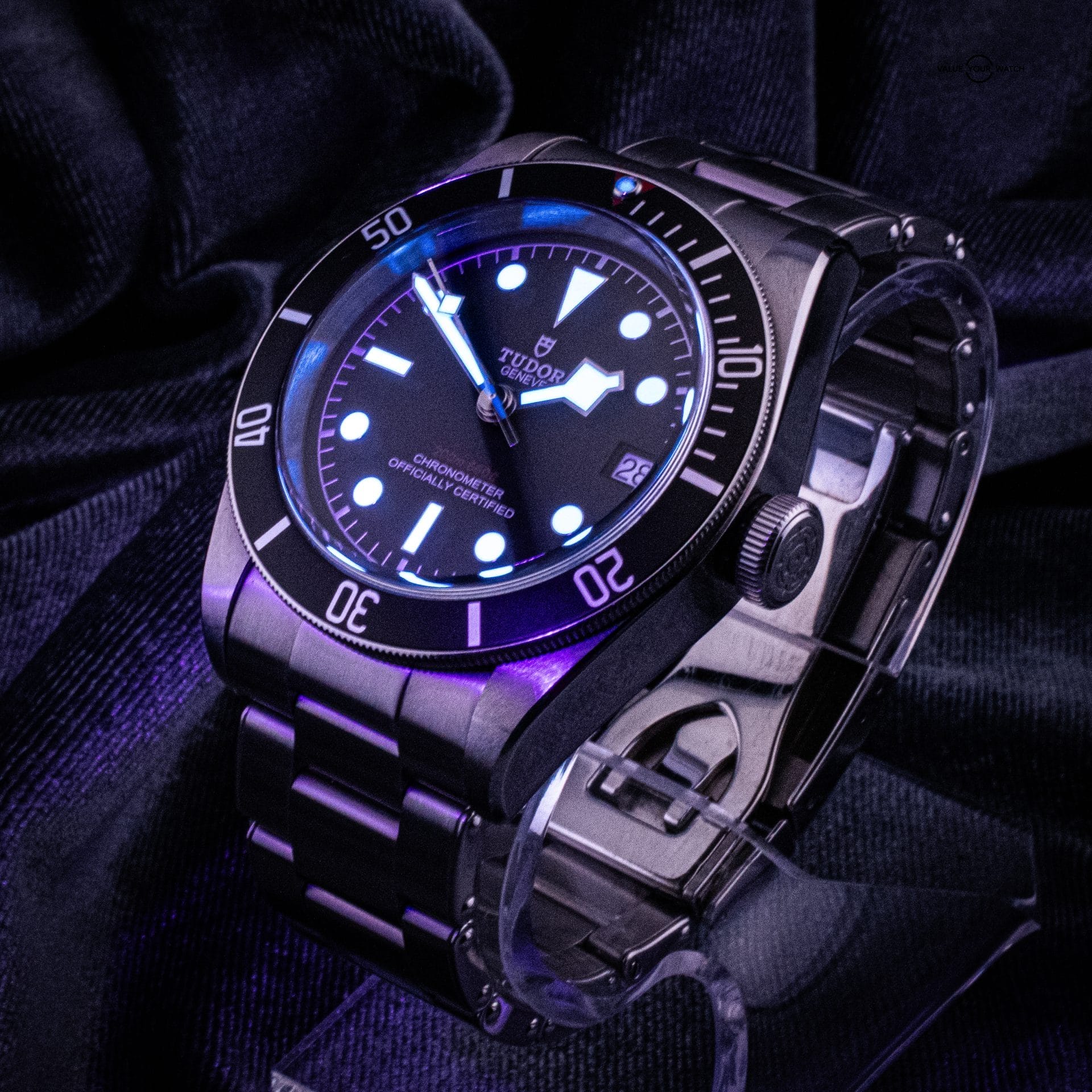 Tudor Heritage Black Bay with Extra Bezel, Ref. 79730 with B&P - Image 9