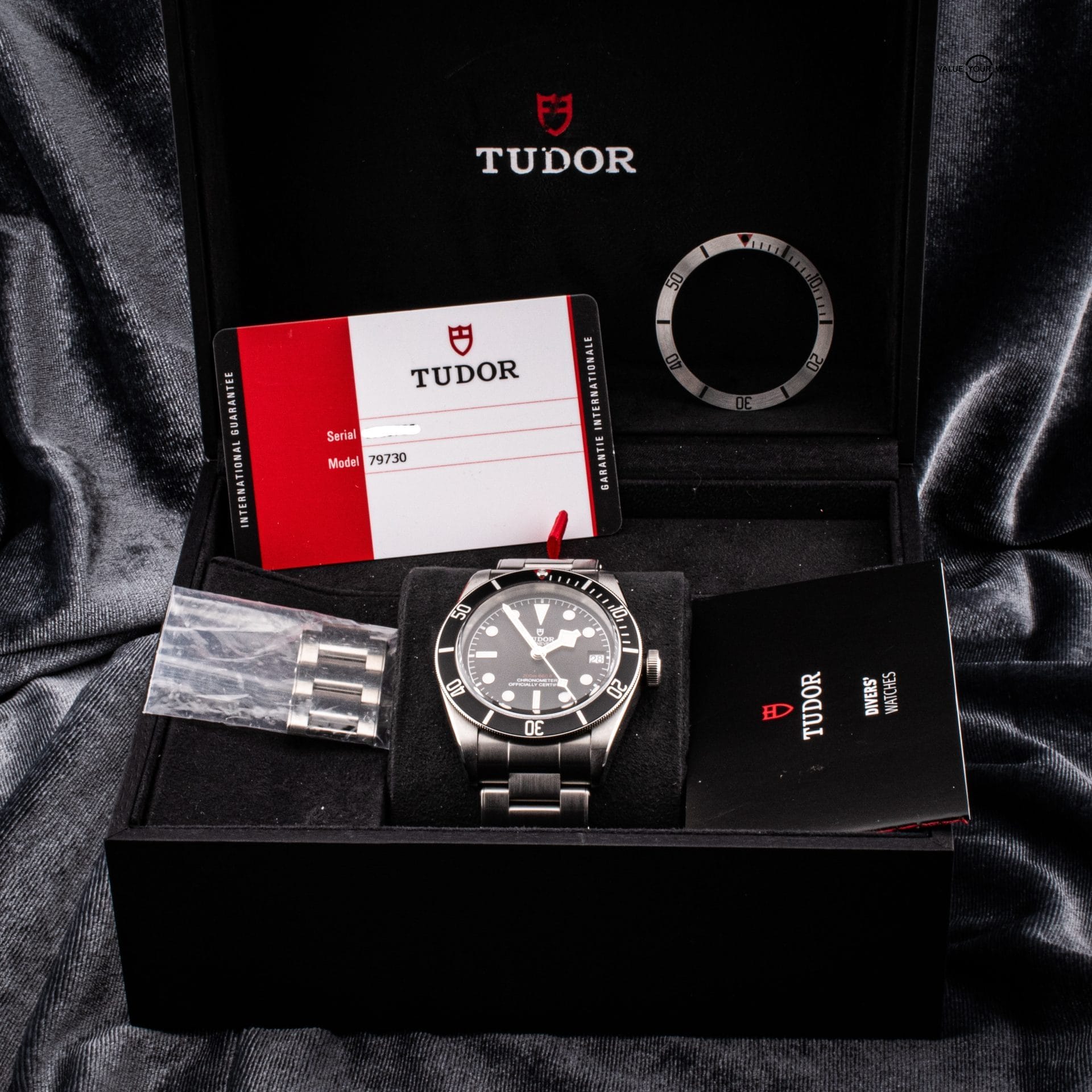 Tudor Heritage Black Bay with Extra Bezel, Ref. 79730 with B&P - Image 2