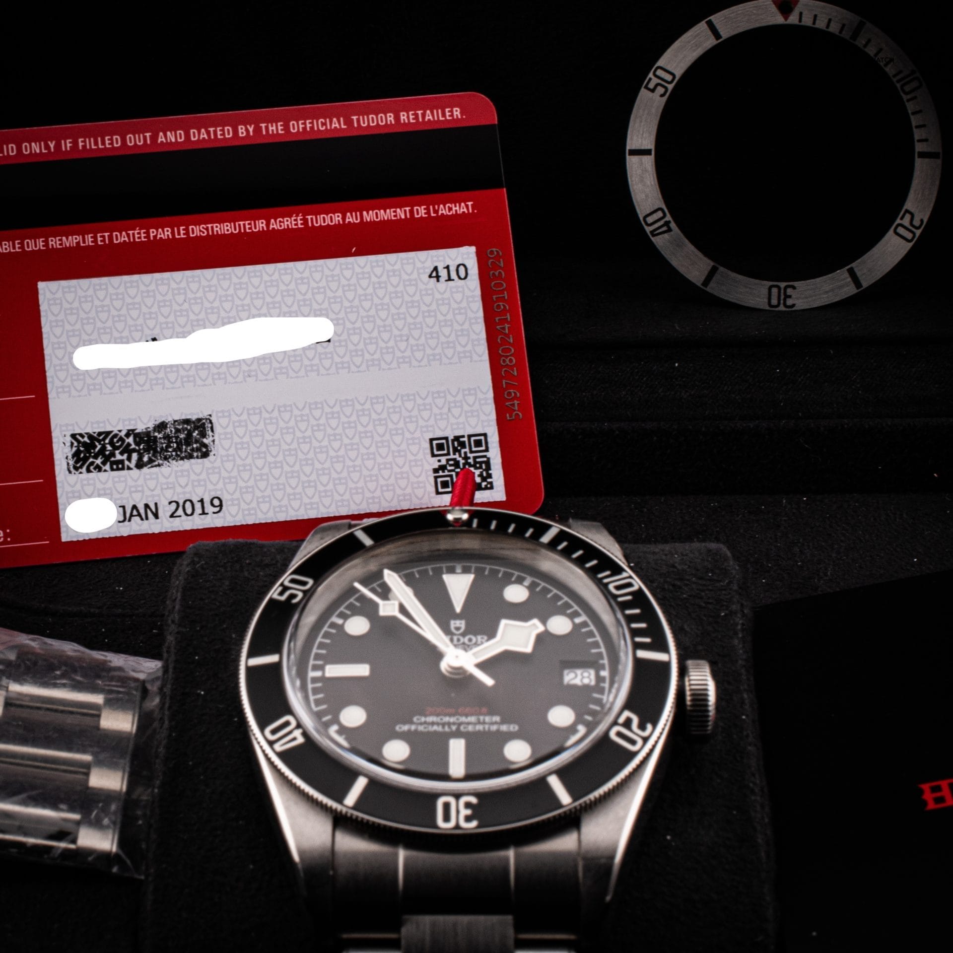 Tudor Heritage Black Bay with Extra Bezel, Ref. 79730 with B&P - Image 3