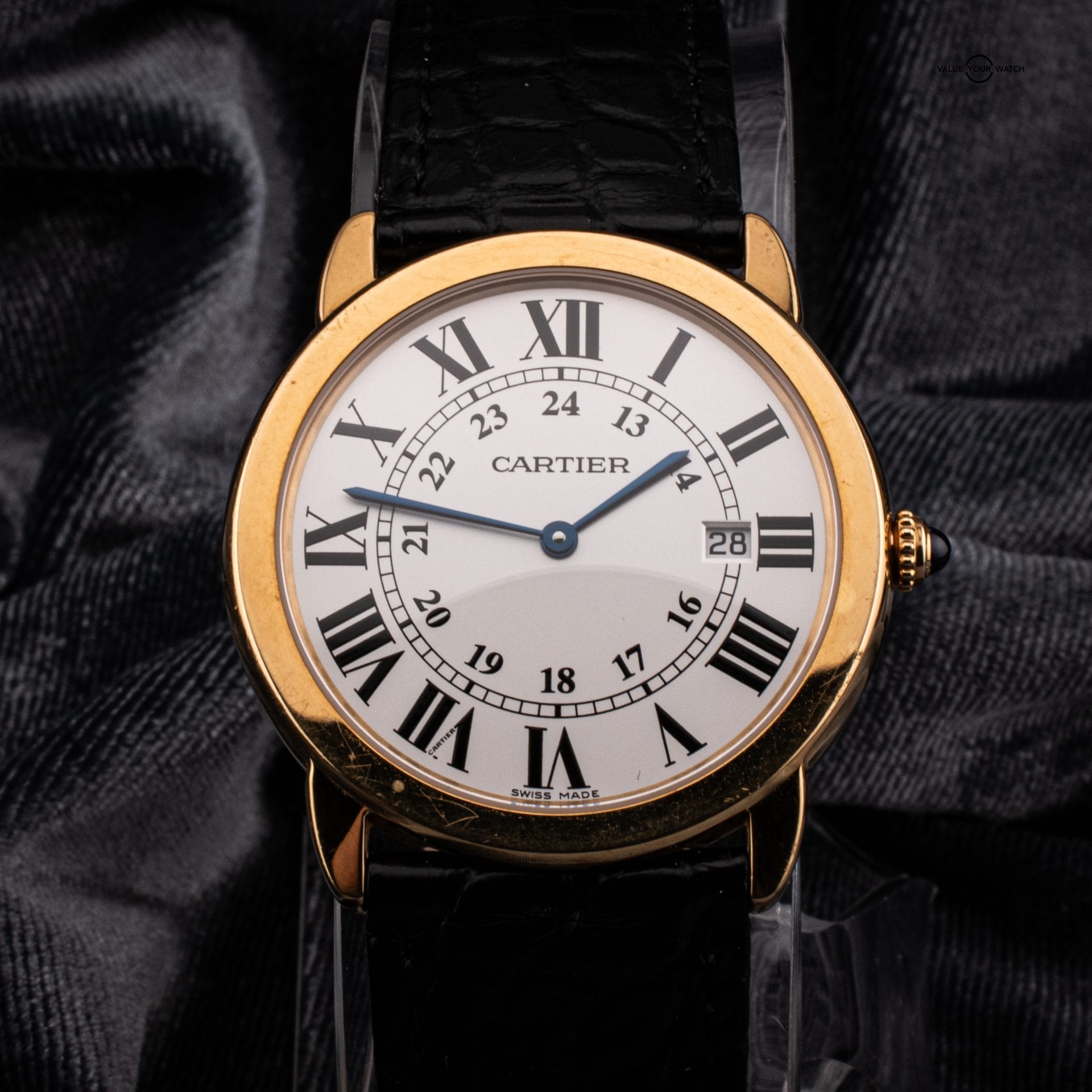 Cartier Ronde Solo, Ref. 2988 W6700455 with B&P