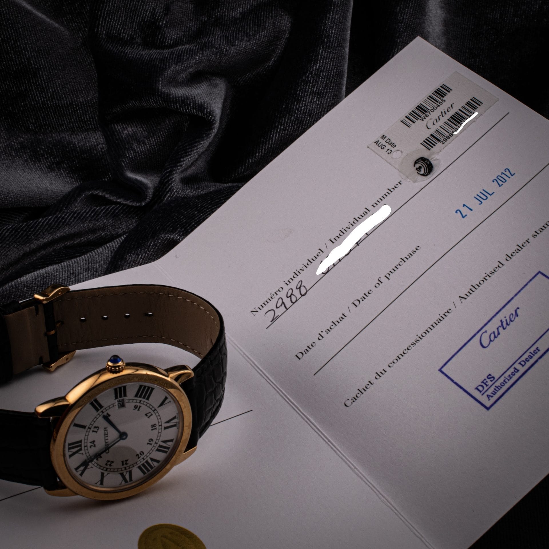 Cartier Ronde Solo, Ref. 2988 W6700455 with B&P - Image 3