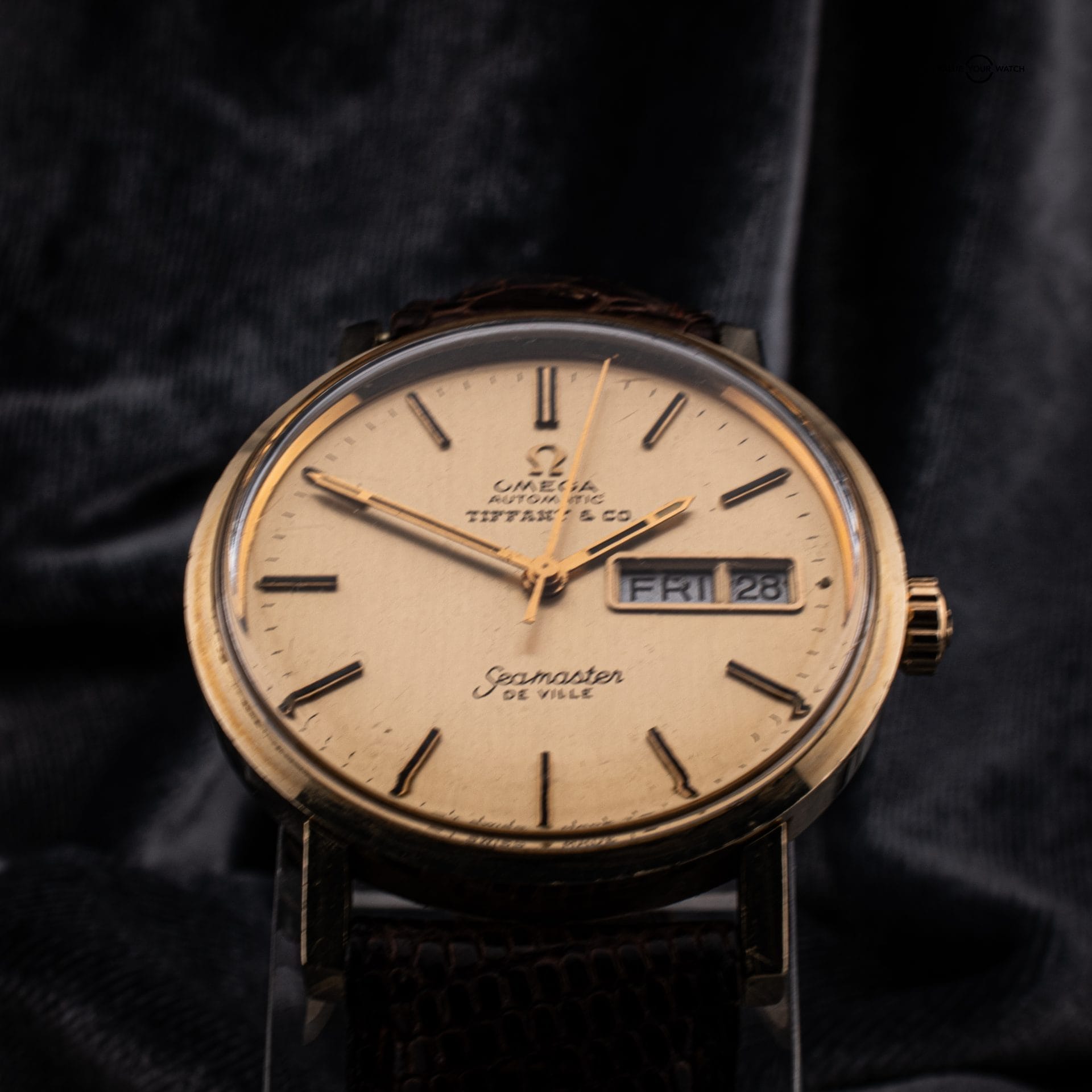 1970's Vintage Omega Seamaster DeVille Tiffany Dial 34mm Men's