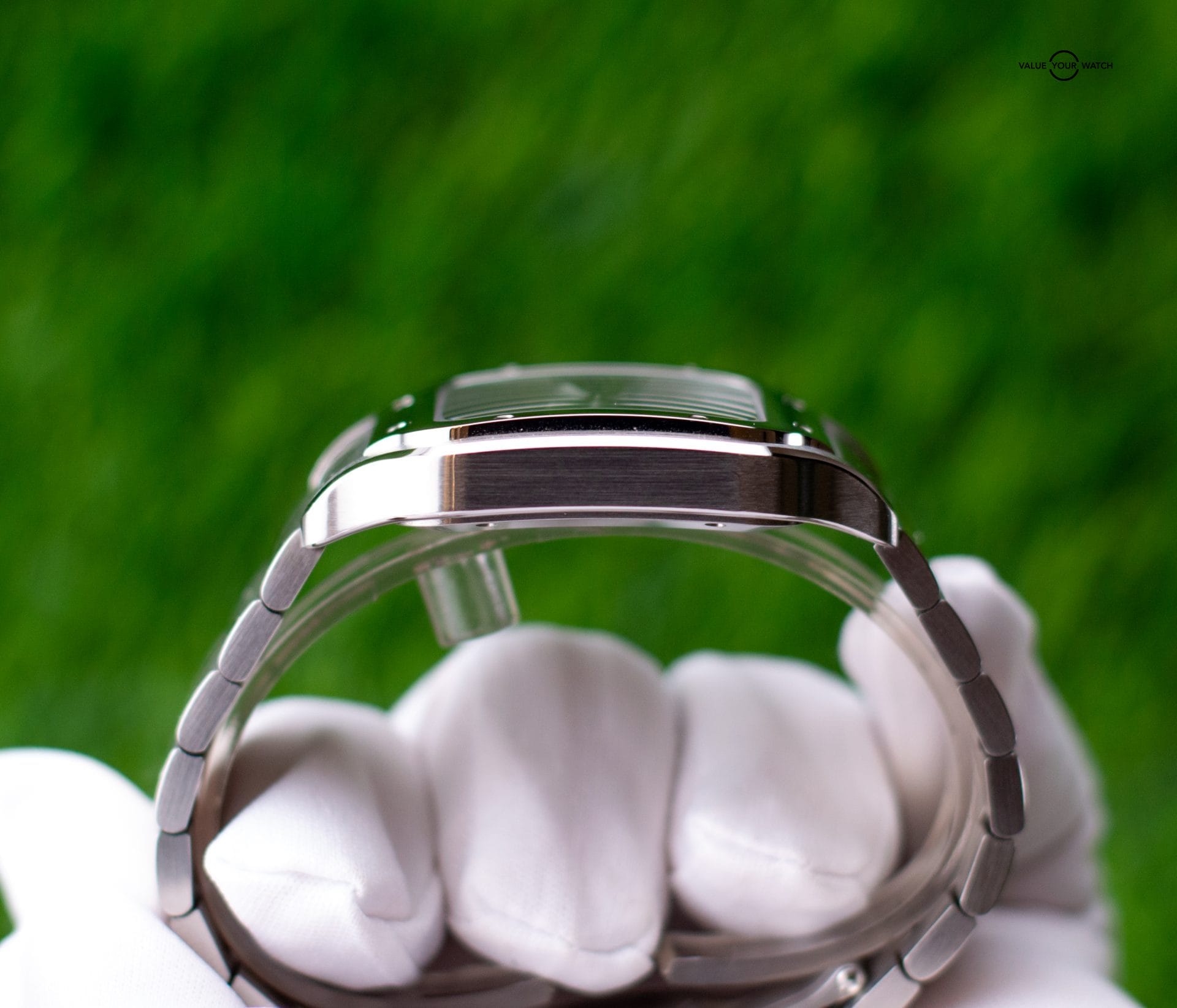 2022 Cartier Santos Large Blue Dial Automatic WSSA0030 - Image 7