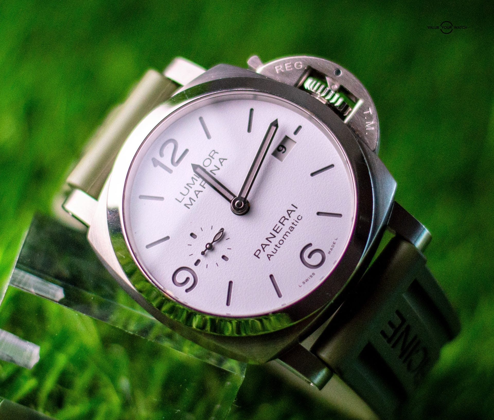 2022 Panerai Luminor Marina 1950 44mm White PAM01314 Box+Papers