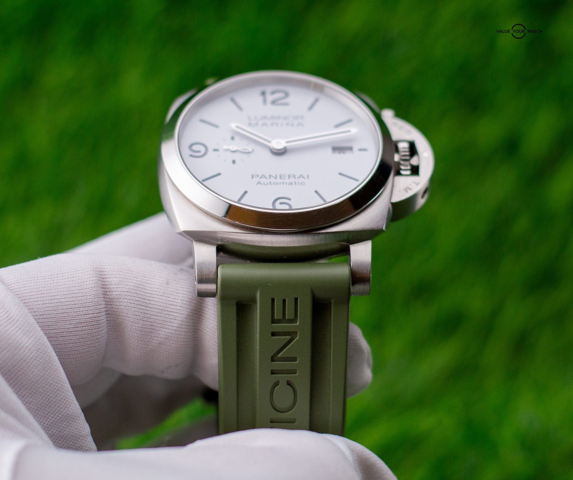 2022 Panerai Luminor Marina 1950 44mm White PAM01314 Box+Papers - Image 8