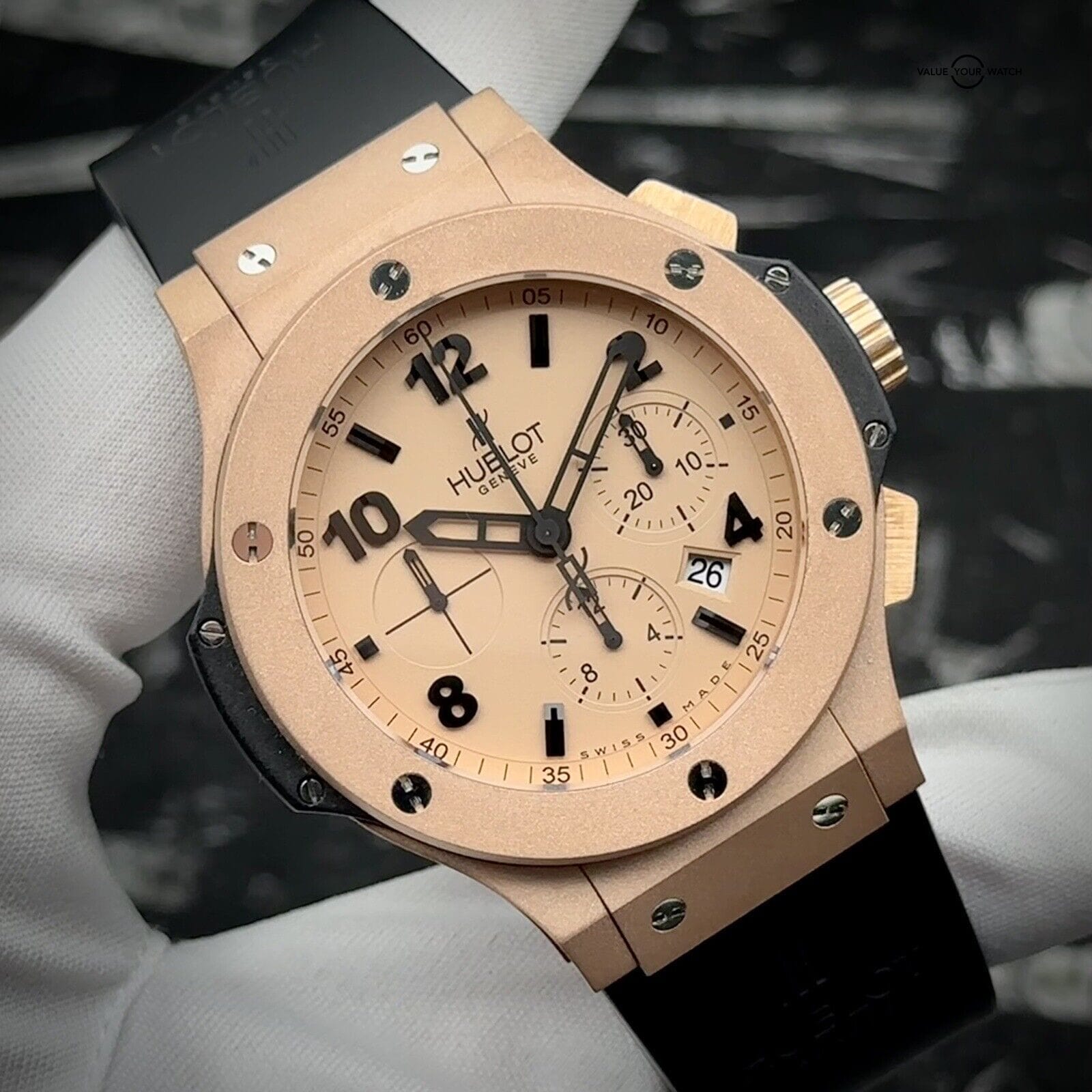 Hublot Big Bang Matte Gold Salmon 301.PI.500.RX Original Box 44mm MSRP $37,800