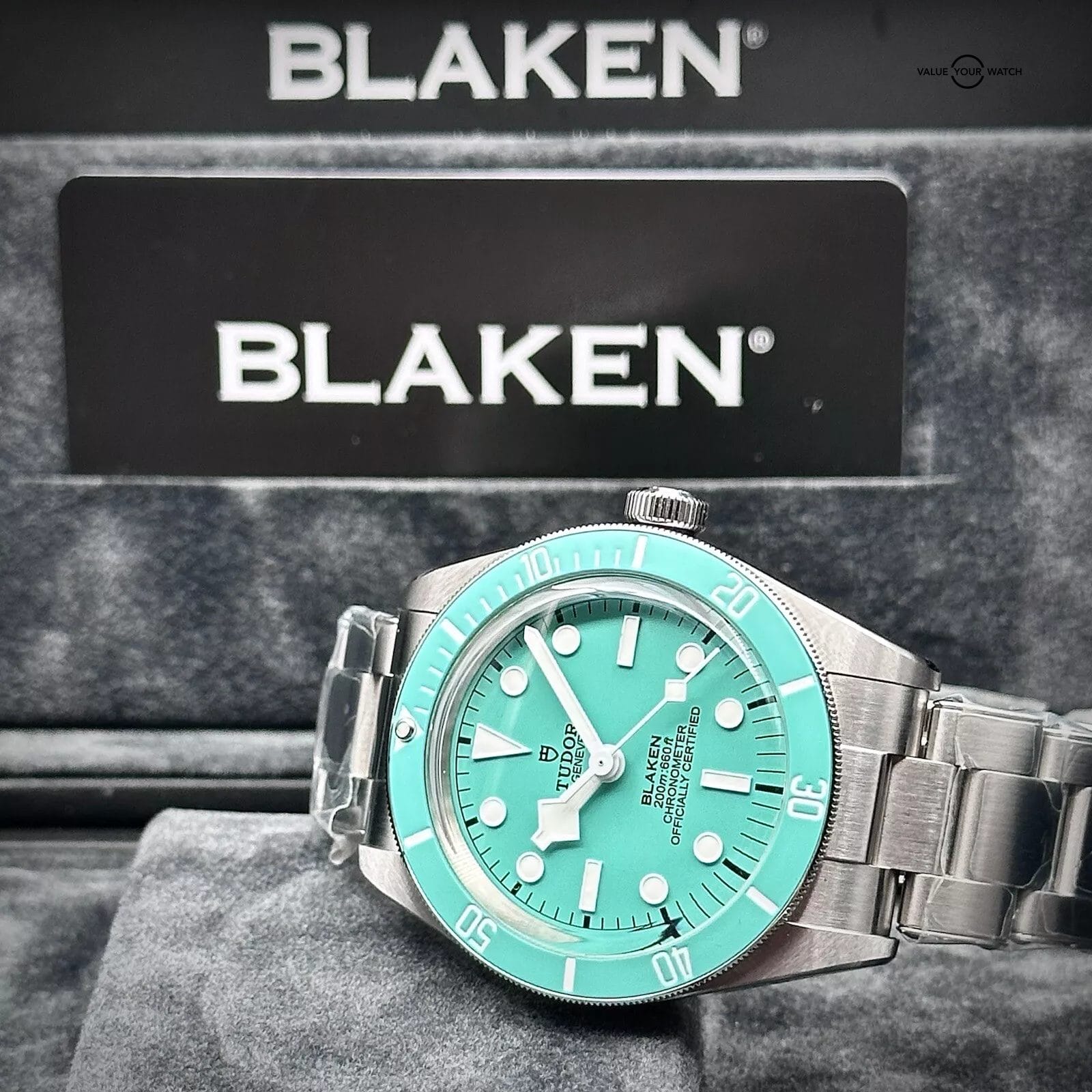 Blaken Tudor Black Bay Fifty-Eight 58 Tiffany Blue 39 New Complete Set Warranty - Image 4