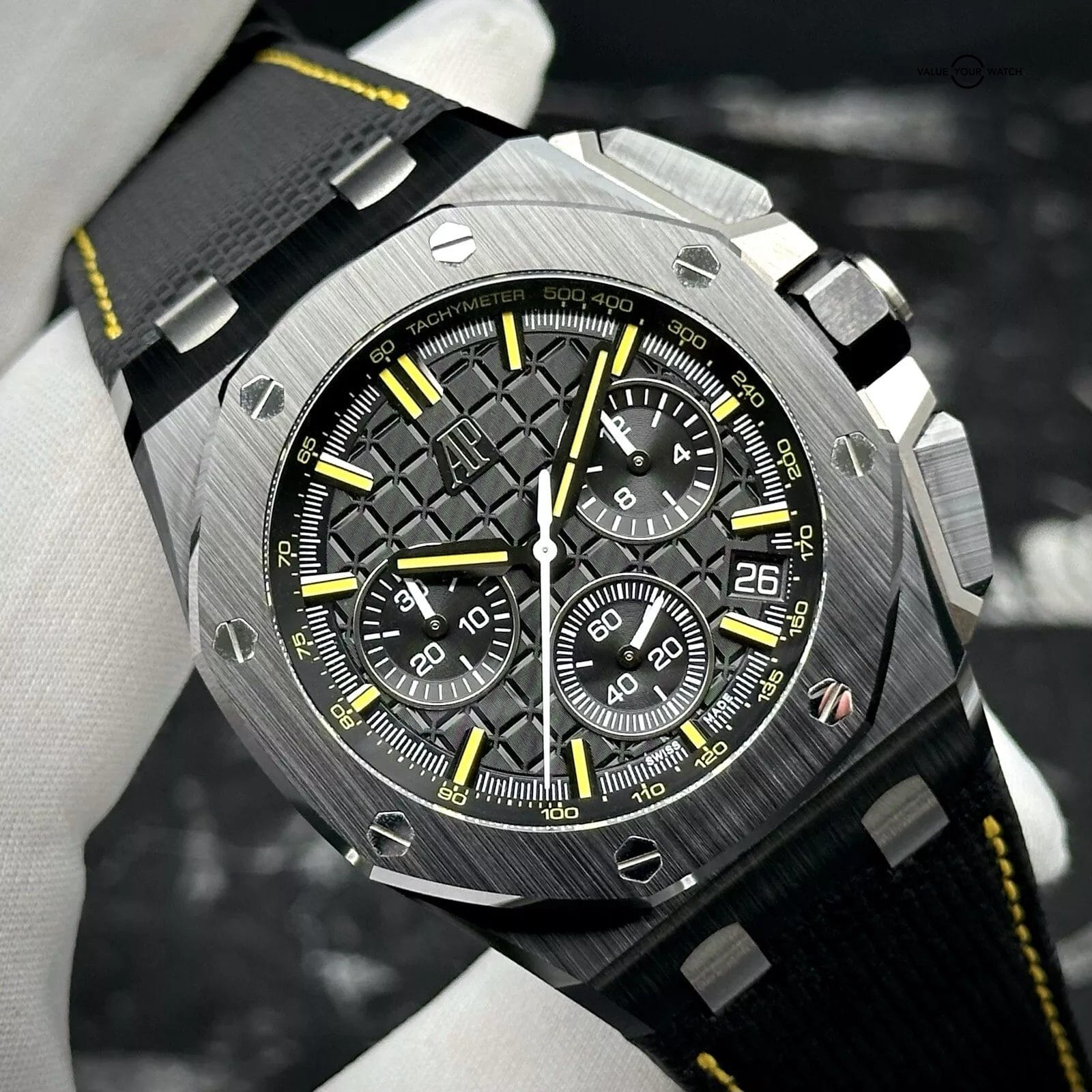 Audemars Piguet Royal Oak Offshore Chronograph End of Days 1/500 26420CE Mint 43 - Image 3