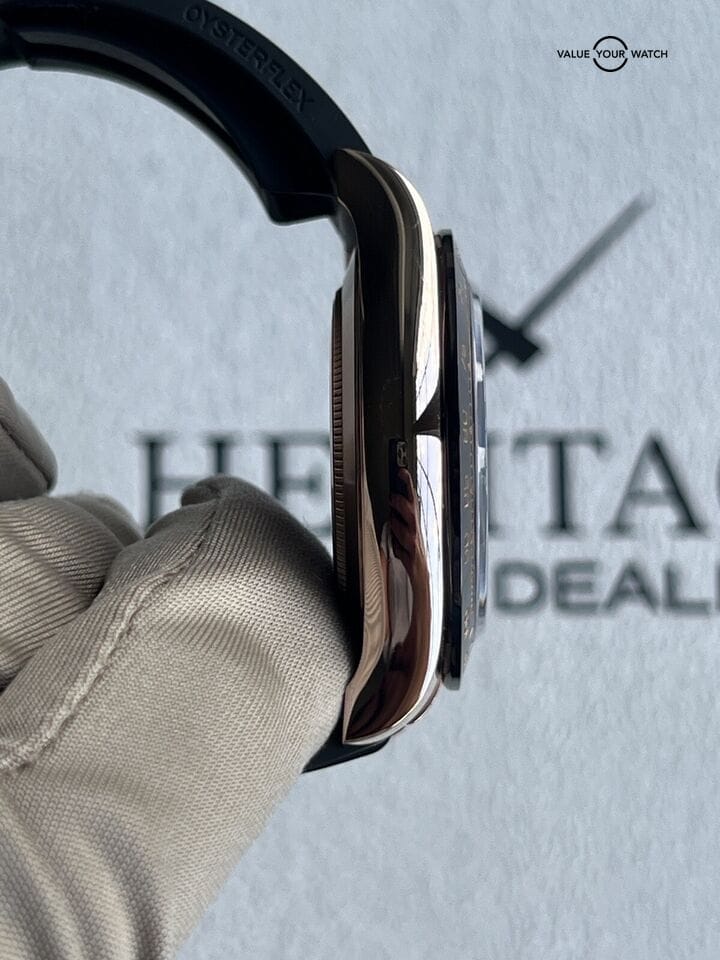 Rolex Daytona Rose Gold 116515 40mm Black Dial Oysterflex 2021 Box And Papers - Image 7