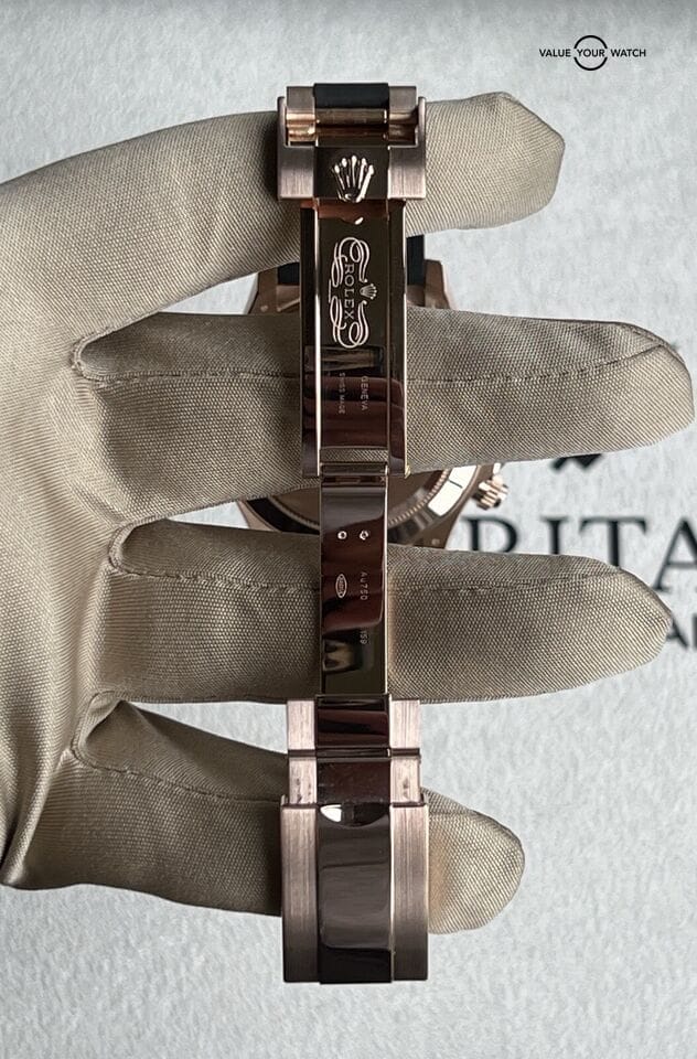 Rolex Daytona Rose Gold 116515 40mm Black Dial Oysterflex 2021 Box And Papers - Image 6