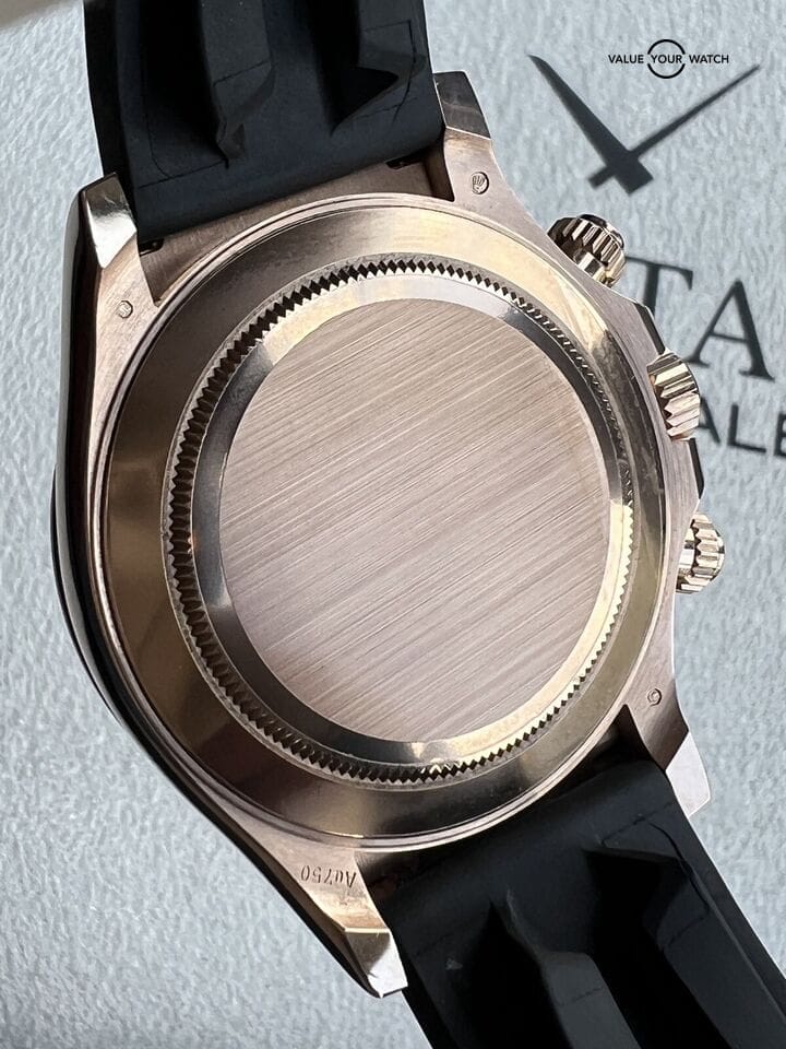 Rolex Daytona Rose Gold 116515 40mm Black Dial Oysterflex 2021 Box And Papers - Image 3