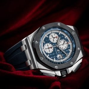 Audemars Piguet Royal Oak Offshore Platinum Blue Dial B&amp;P 26401PO.OO.A018CR.01