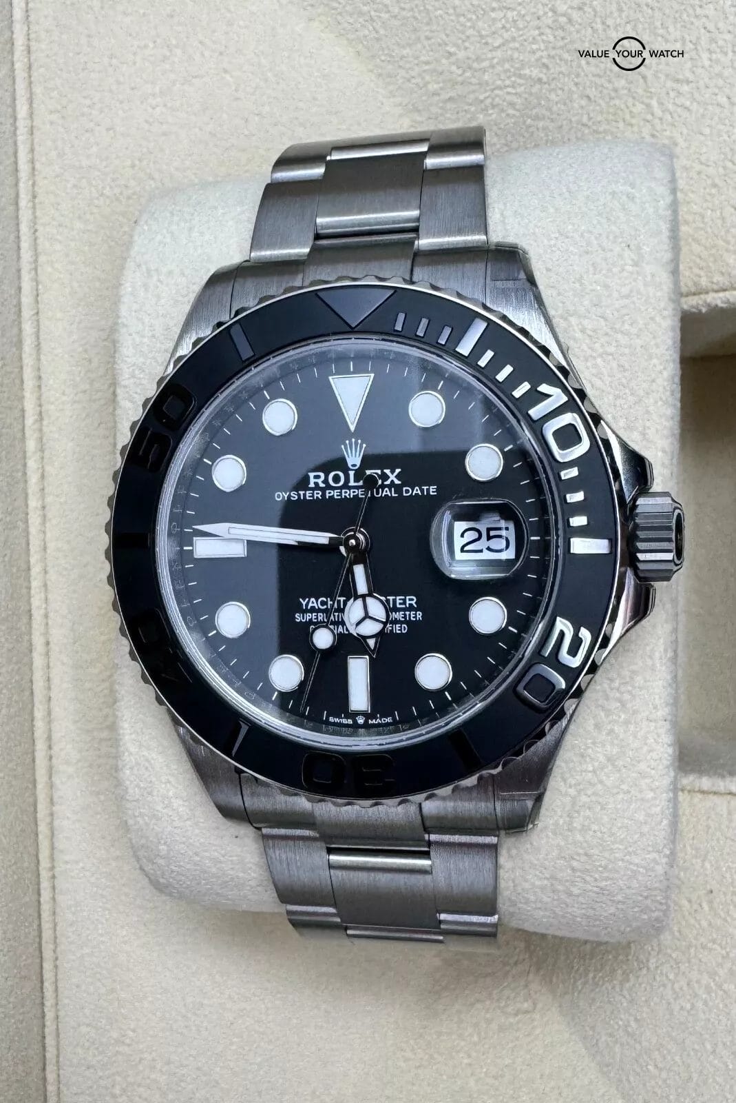 2024 STICKERS Fresh Rolex Yacht Master 226627 42mm Titanium Grey Dial Box Papers