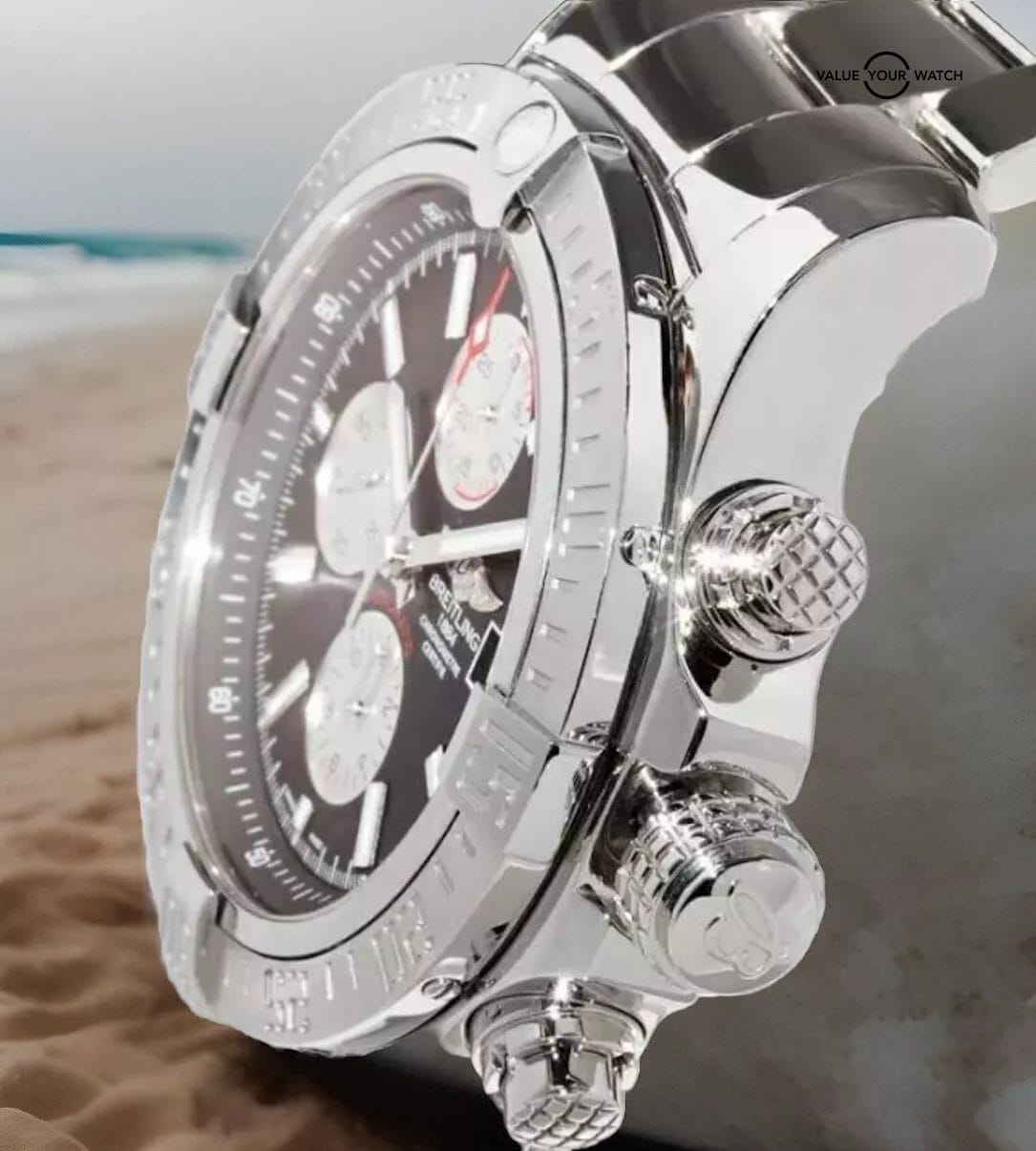 BREITLING SUPER AVENGER II A13371 48MM (Black Dial) - Image 3