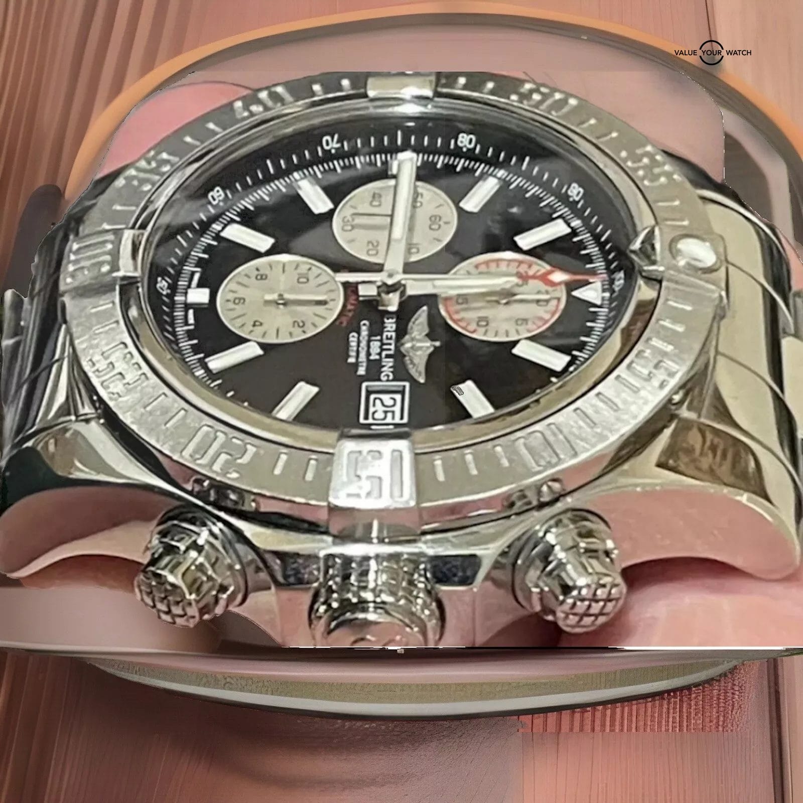 BREITLING SUPER AVENGER II A13371 48MM (Black Dial) - Image 4