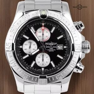 BREITLING SUPER AVENGER II A13371 48MM (Black Dial)