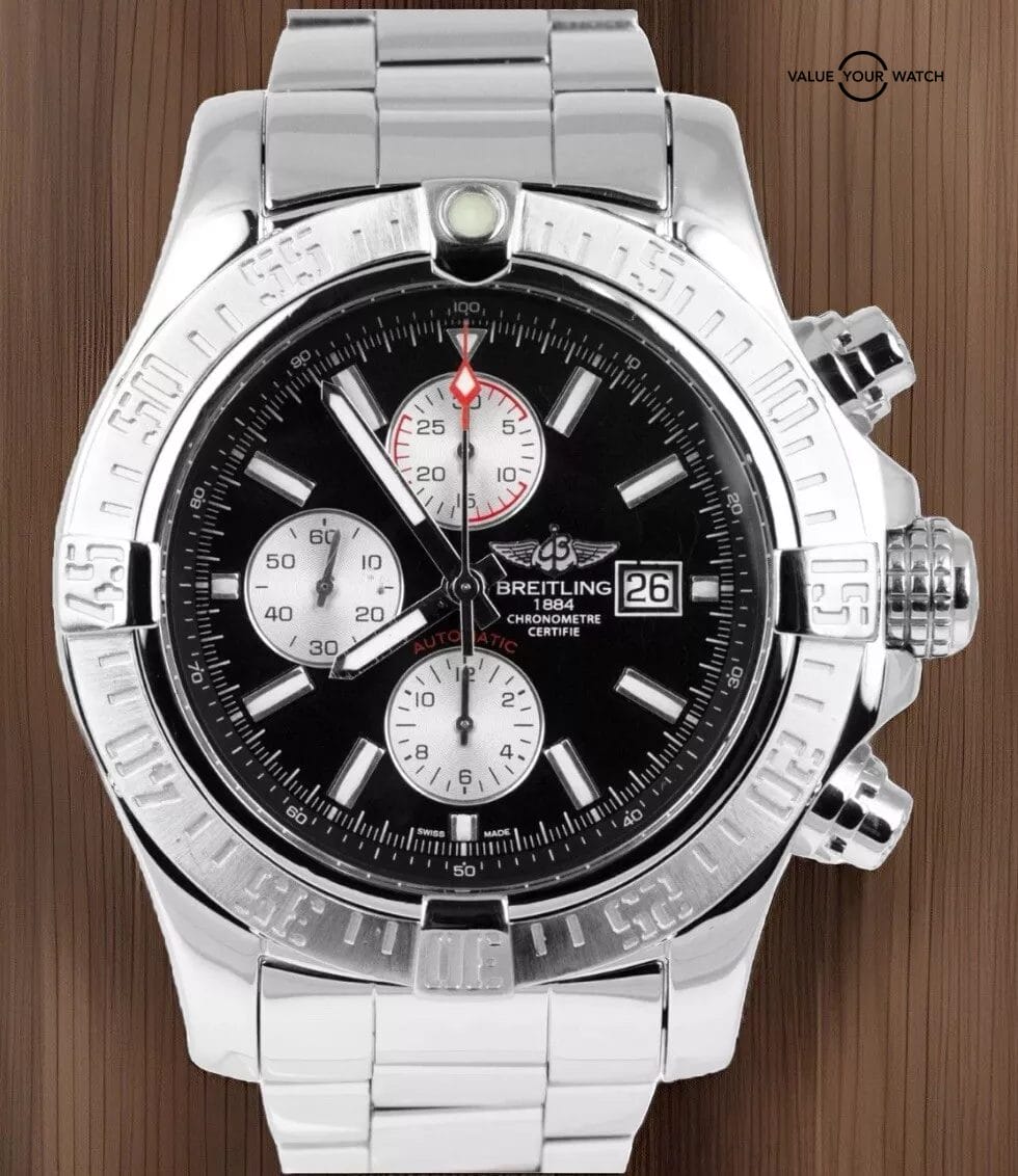 BREITLING SUPER AVENGER II A13371 48MM (Black Dial)