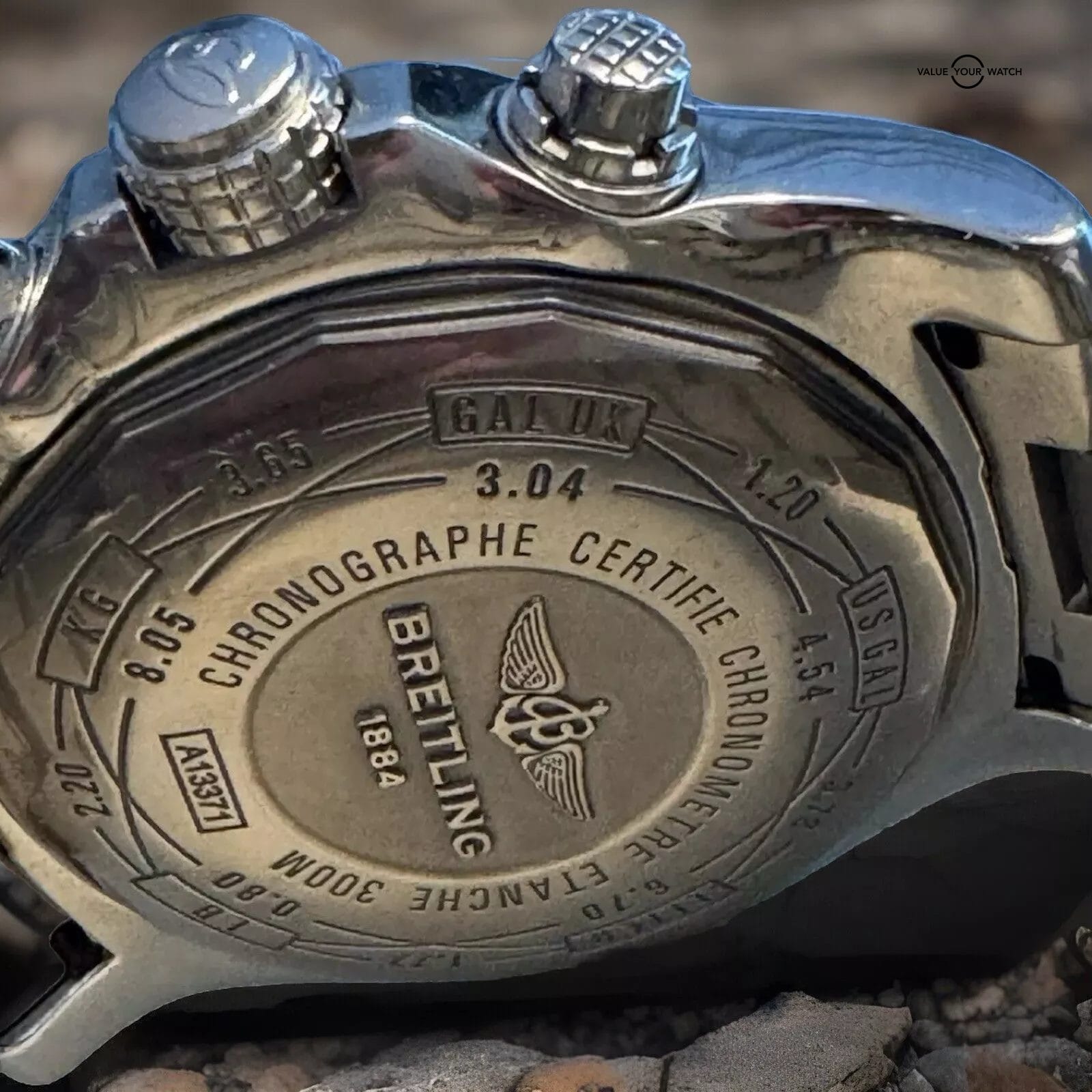 BREITLING SUPER AVENGER II A13371 48MM (Black Dial) - Image 10