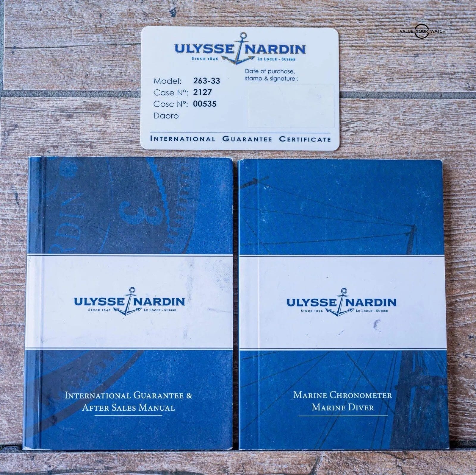 Ulysse Nardin Maxi Marine Diver 43 Black Dial Power Reserve Box Papers 263-33 - Image 2