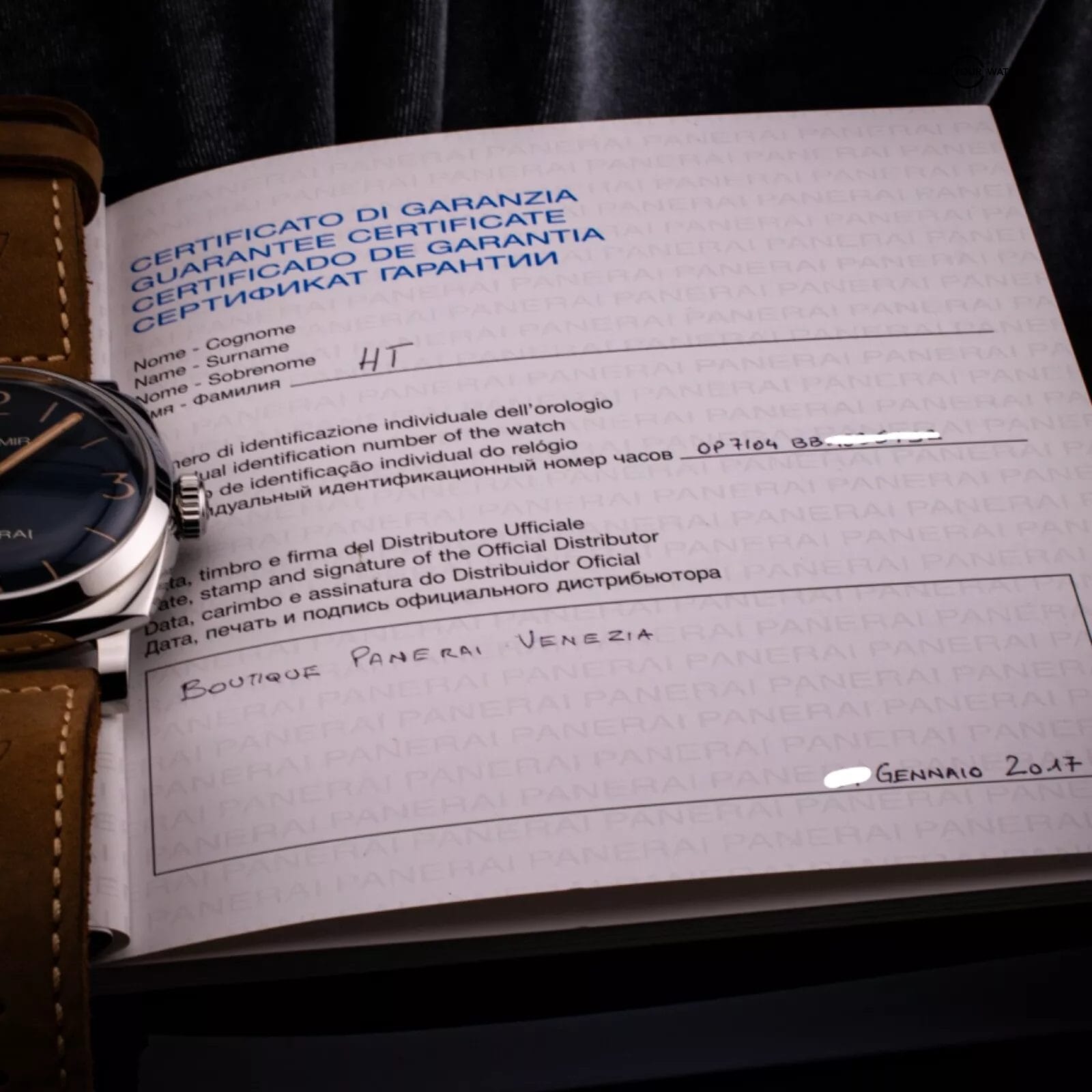 Panerai Radiomir Blue Dial 3 Day 1940 Acciaio 47mm, PAM00690 with full set, 690 - Image 3