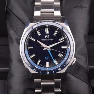 Seiko Grand Seiko Sport GMT Blue | SBGN021g | 2022 Complete Set