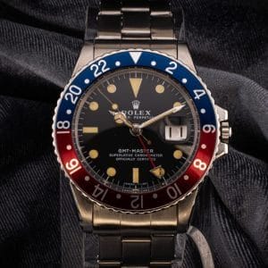 1972 Vintage Rolex GMT-Master, Ref. 1675 with Papers and RSC Card – 3.18M Serial