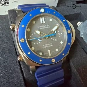 Panerai Submersible Chronograph Titanium 47mm, Full set! PAM00982