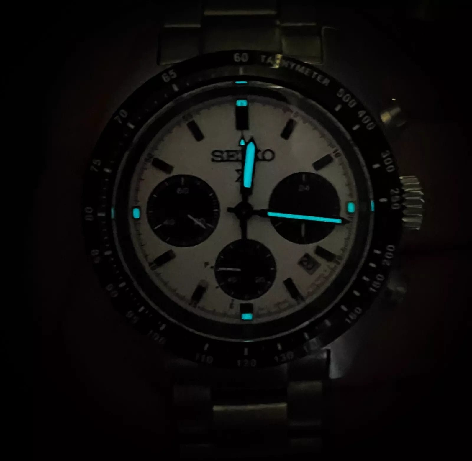 Seiko Prospex Speedtimer Chronograph SSC813 White Dial Stainless Steel - Image 6