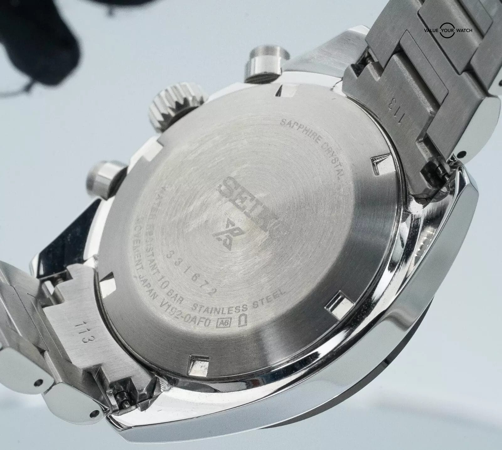 Seiko Prospex Speedtimer Chronograph SSC813 White Dial Stainless Steel - Image 7