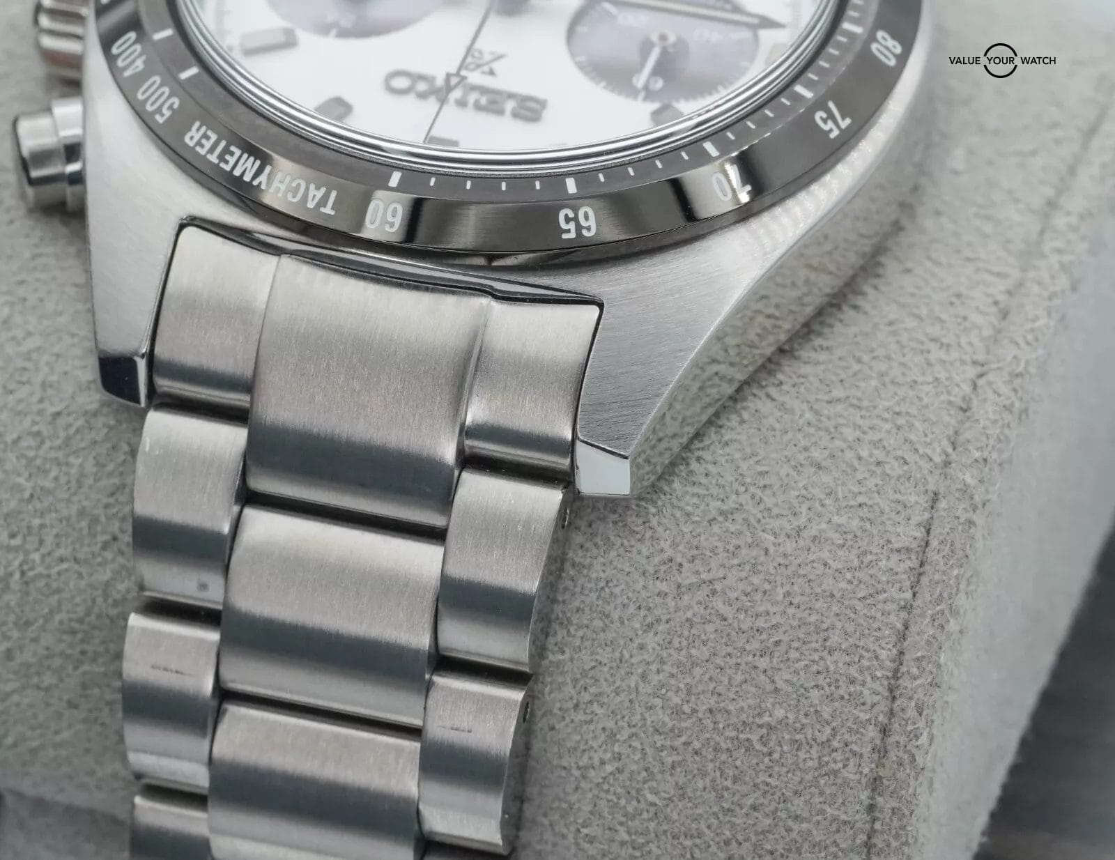 Seiko Prospex Speedtimer Chronograph SSC813 White Dial Stainless Steel - Image 8