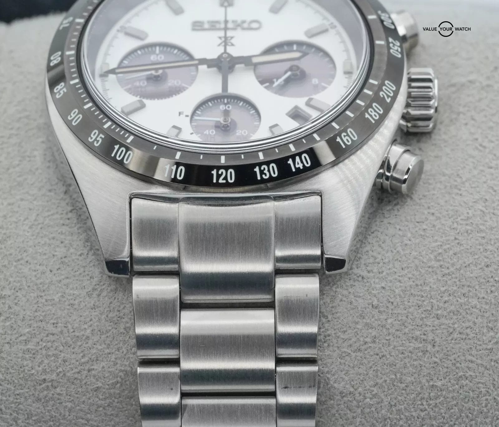 Seiko Prospex Speedtimer Chronograph SSC813 White Dial Stainless Steel - Image 12