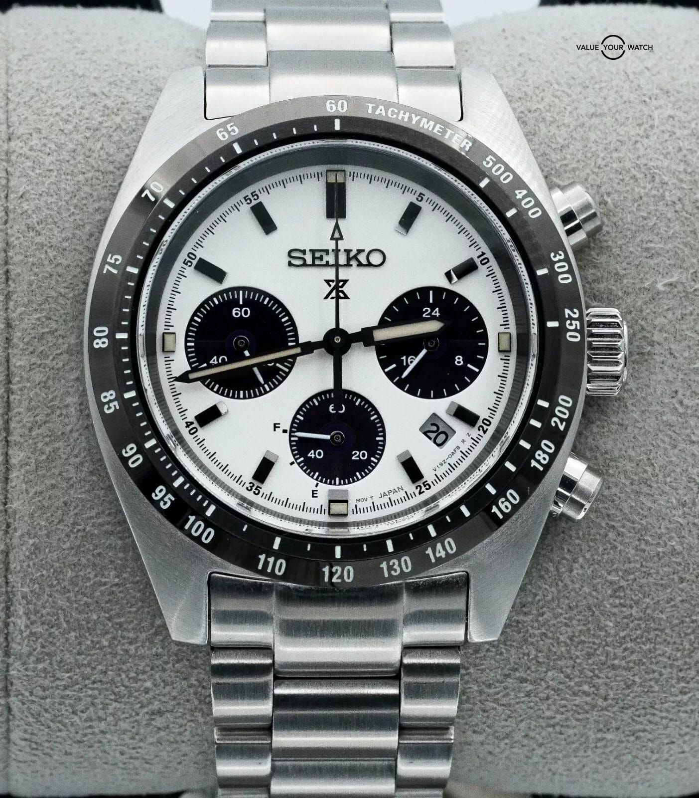 Seiko Prospex Speedtimer Chronograph SSC813 White Dial Stainless Steel - Image 18