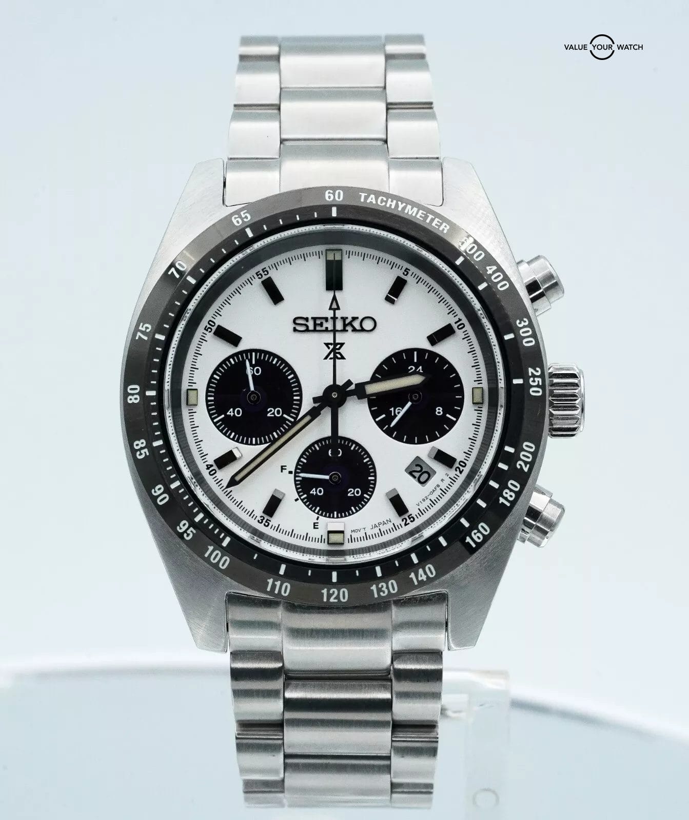 Seiko Prospex Speedtimer Chronograph SSC813 White Dial Stainless Steel - Image 19