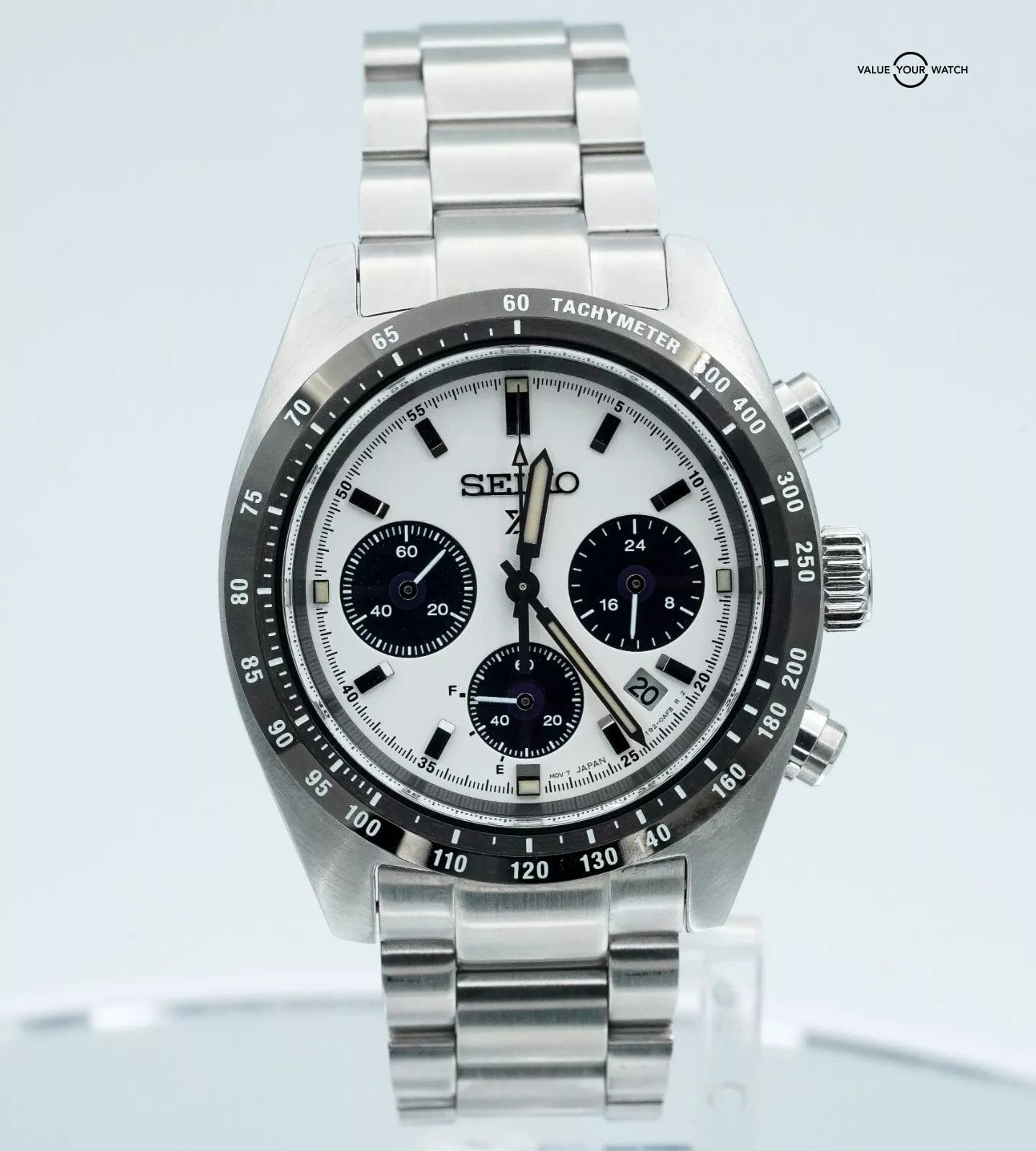 Seiko Prospex Speedtimer Chronograph SSC813 White Dial Stainless Steel - Image 20