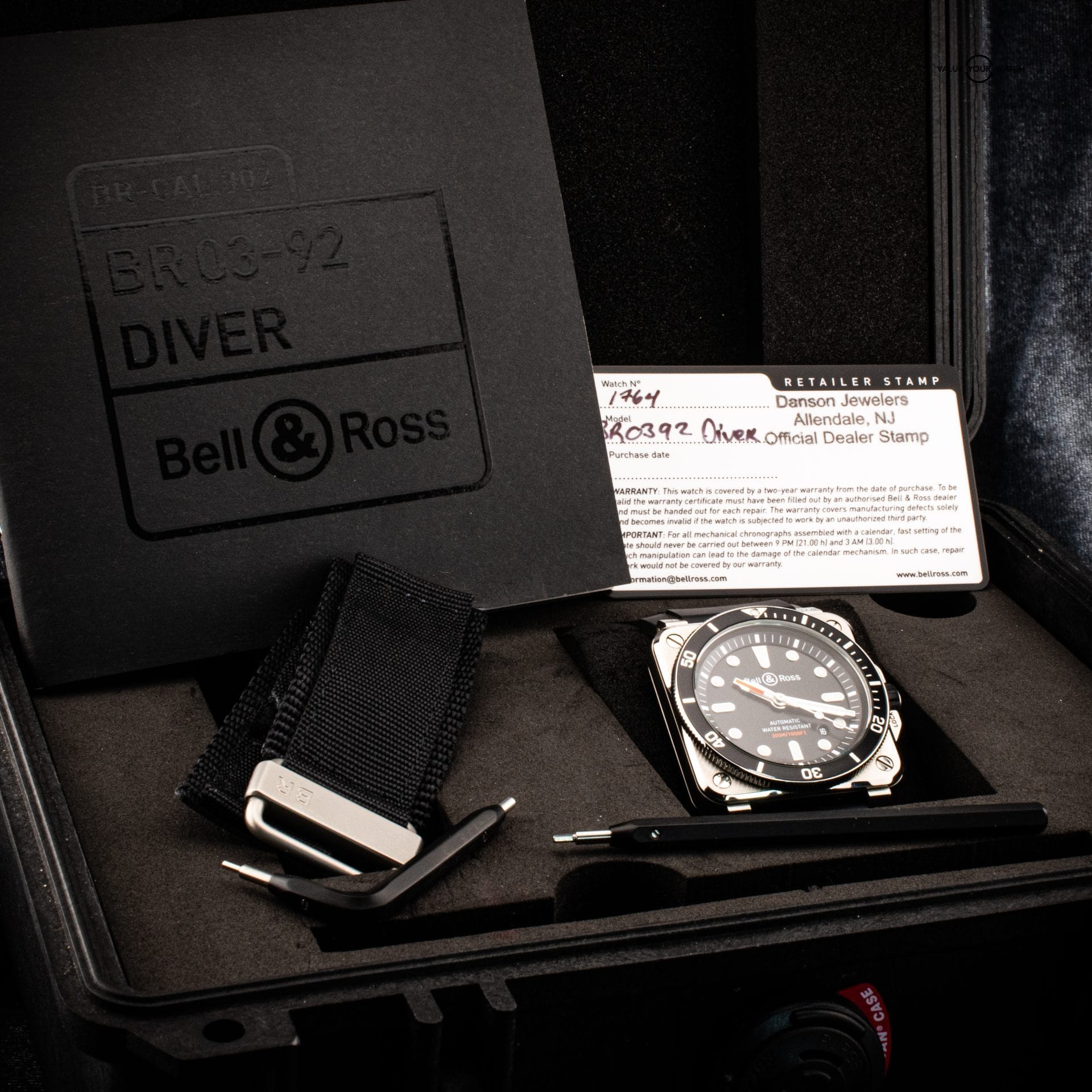 Bell & Ross BR03-92 Diver 42mm Automatic Watch with Box & Papers - Image 2