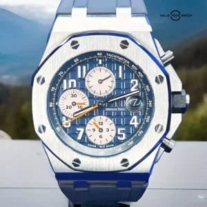 Audemars Piguet Royal Oak Offshore Blue Dial 42mm 26470ST.OO.A027CA.01 Full Set!