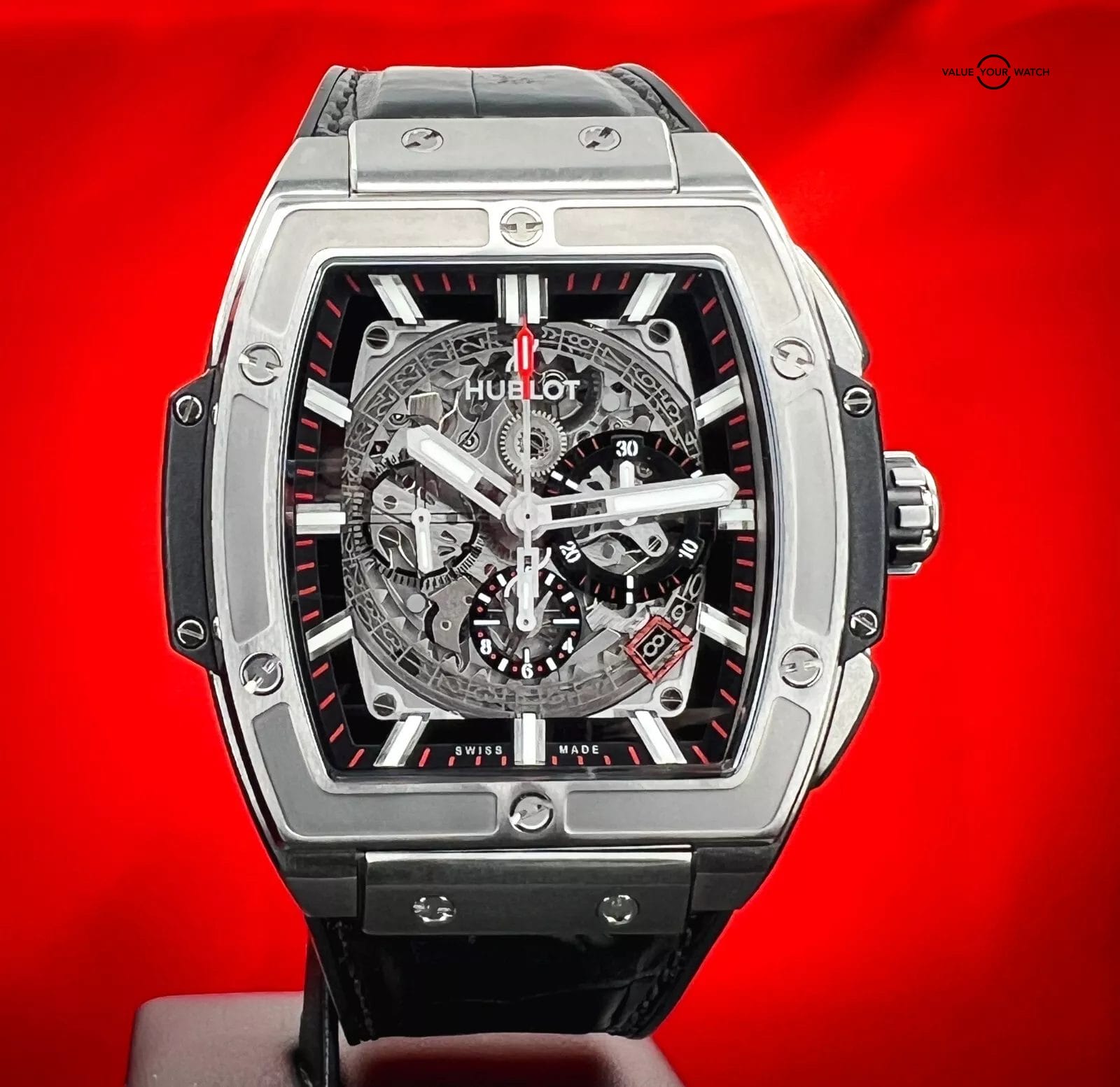 Hublot Spirit Of Big Bang Skeleton Dial Titanium 601.NX.0173.LR $24K MSRP