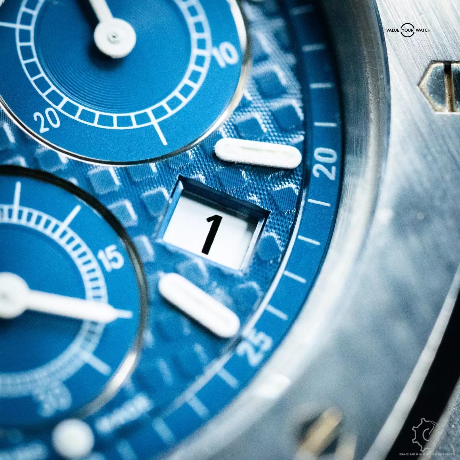 Audemars Piguet Royal Oak Chronograph "Kasparov" Blue 39mm B&P Serviced - Image 11