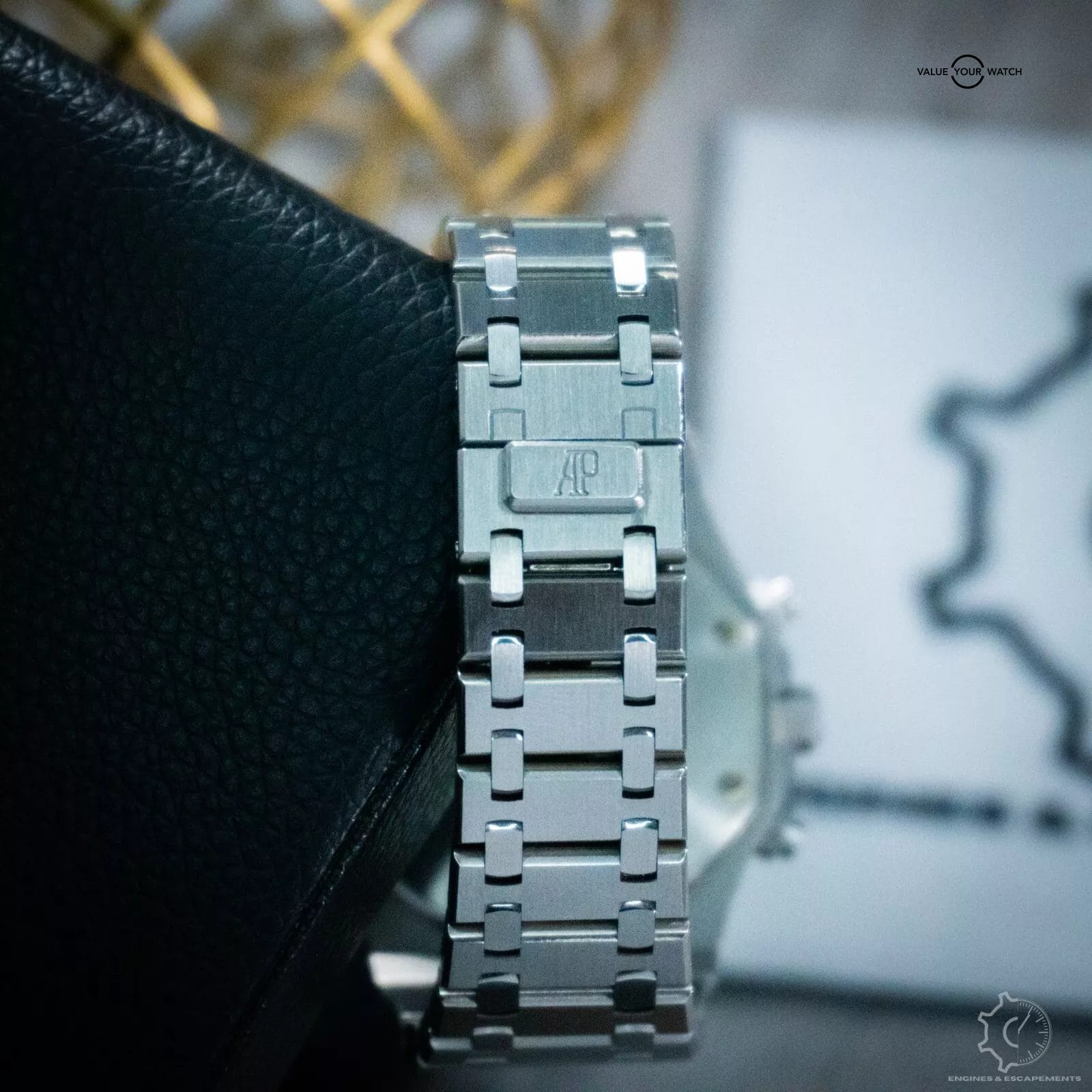 Audemars Piguet Royal Oak Chronograph "Kasparov" Blue 39mm B&P Serviced - Image 9