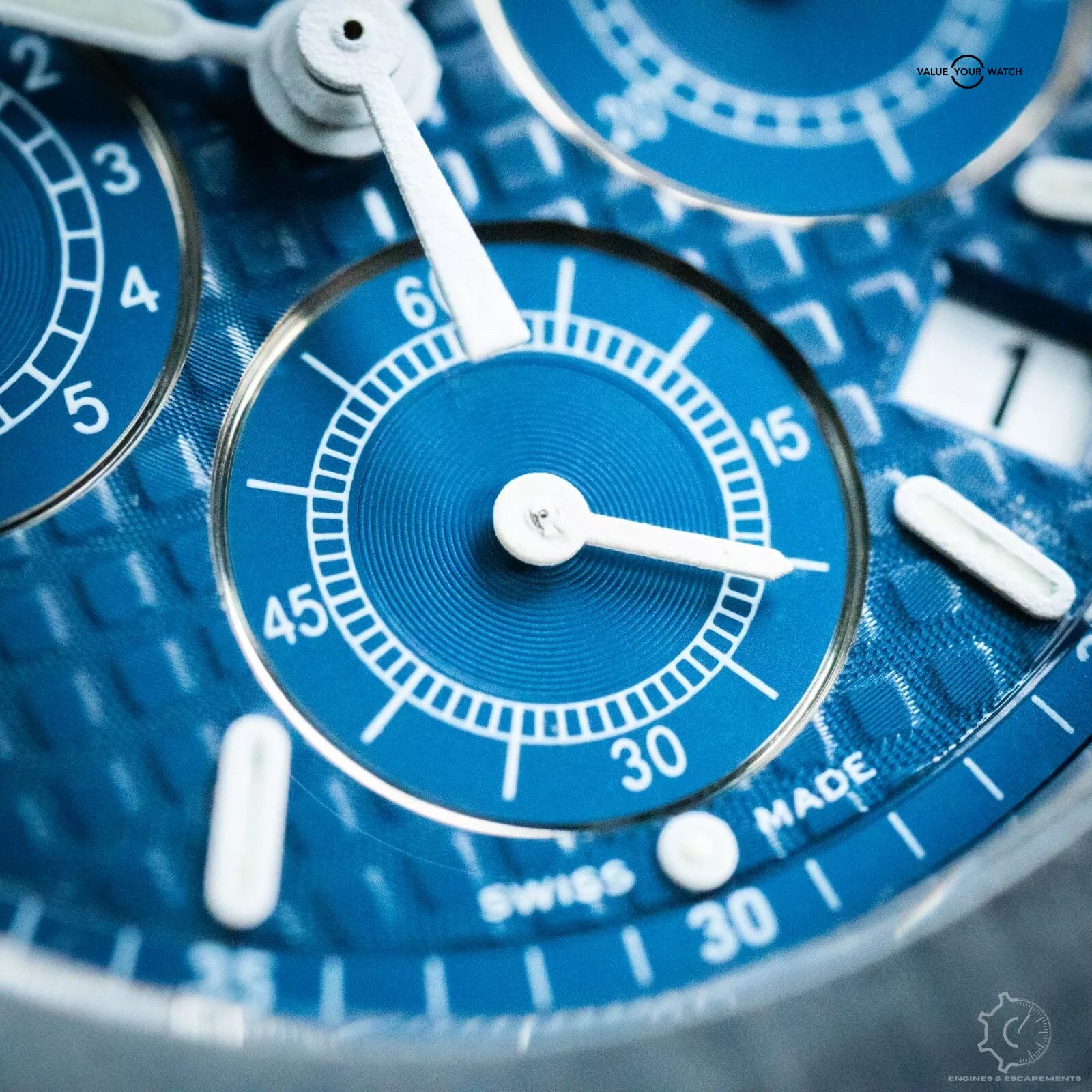 Audemars Piguet Royal Oak Chronograph "Kasparov" Blue 39mm B&P Serviced - Image 16