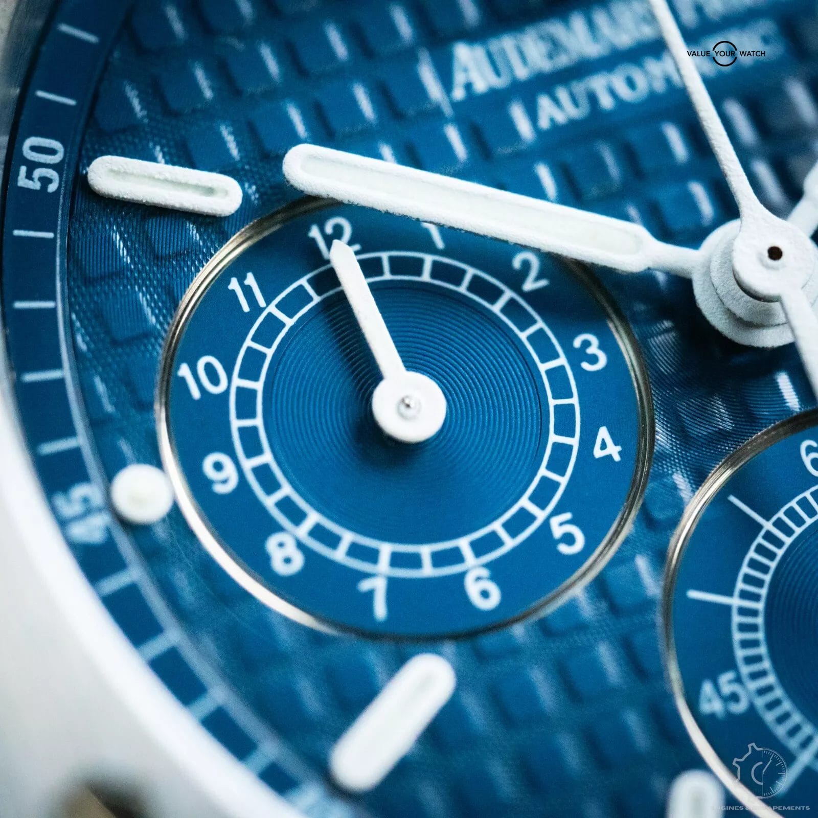 Audemars Piguet Royal Oak Chronograph "Kasparov" Blue 39mm B&P Serviced - Image 17