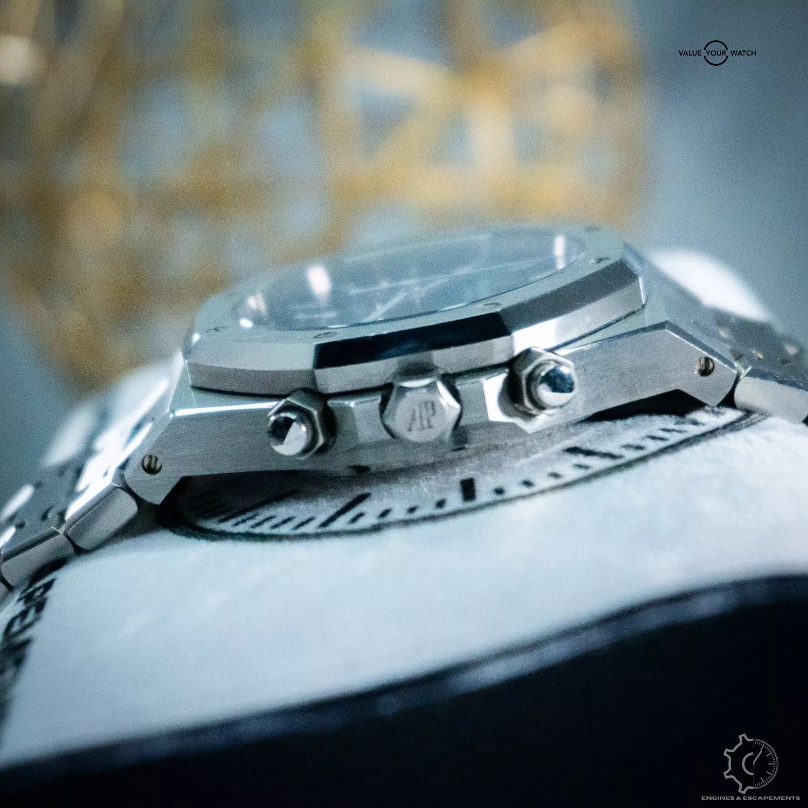 Audemars Piguet Royal Oak Chronograph "Kasparov" Blue 39mm B&P Serviced - Image 8