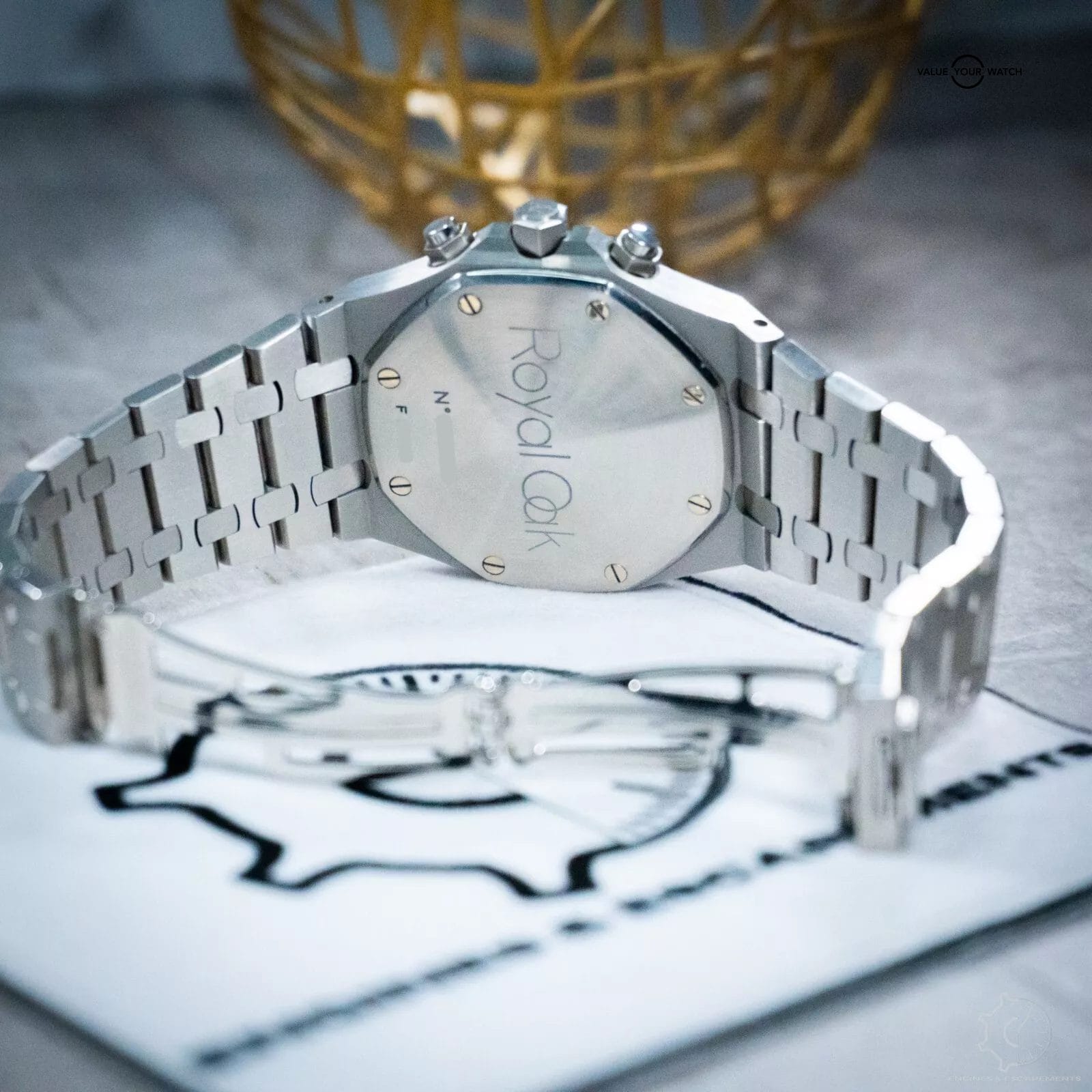 Audemars Piguet Royal Oak Chronograph "Kasparov" Blue 39mm B&P Serviced - Image 6