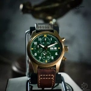 IWC Spitfire Pilot Chronograph 41mm Bronze – IW387902 – Full Kit