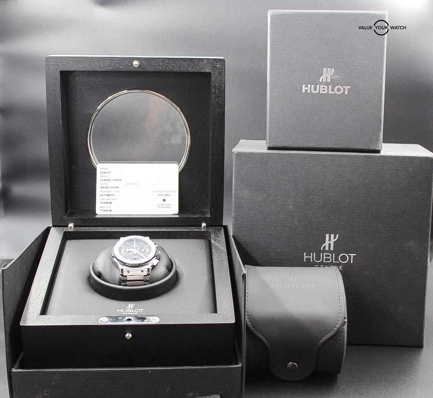 Hublot Classic Fusion Chronograph 42mm Black Dial Titanium 540.NX.1170.NX - Image 4